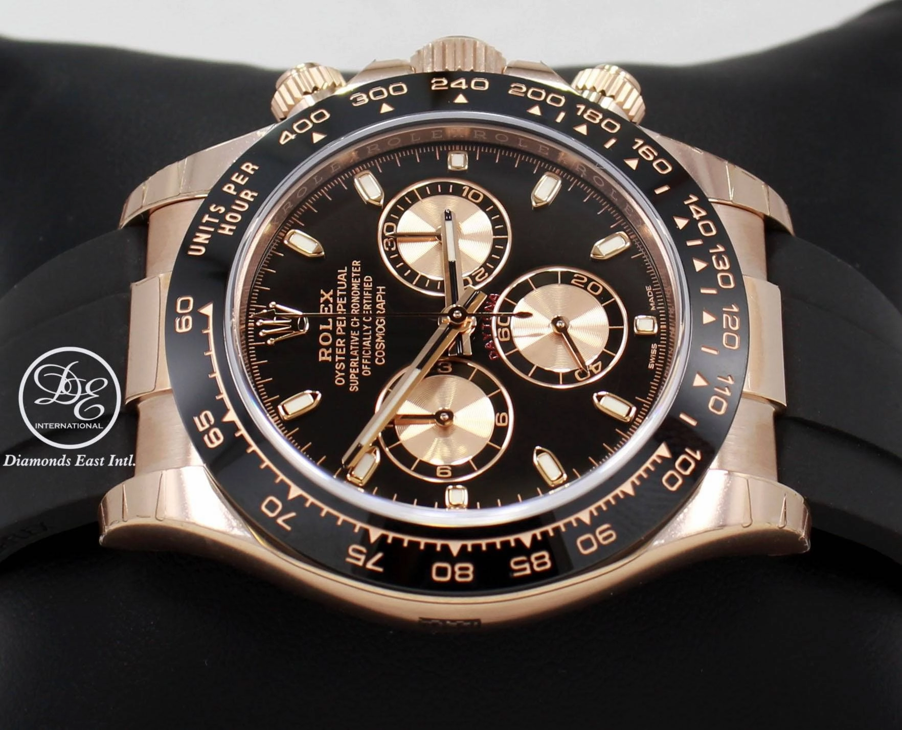 Rolex Daytona 116515 18K Rose Gold Cosmograph Oysterflex  Box and Papers PreOwned