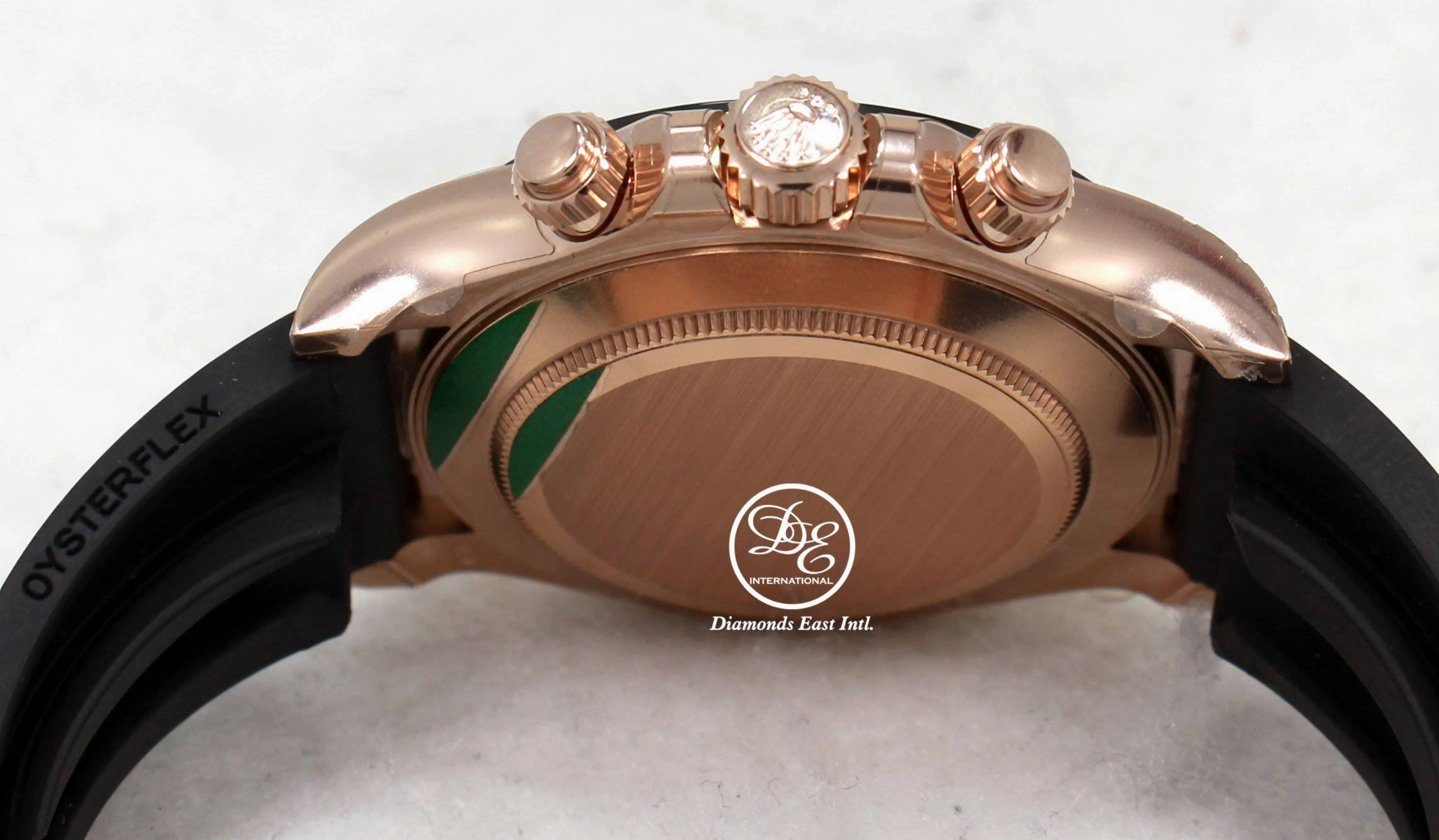 Rolex Daytona 116515 18K Rose Gold Cosmograph Oysterflex  Box and Papers PreOwned