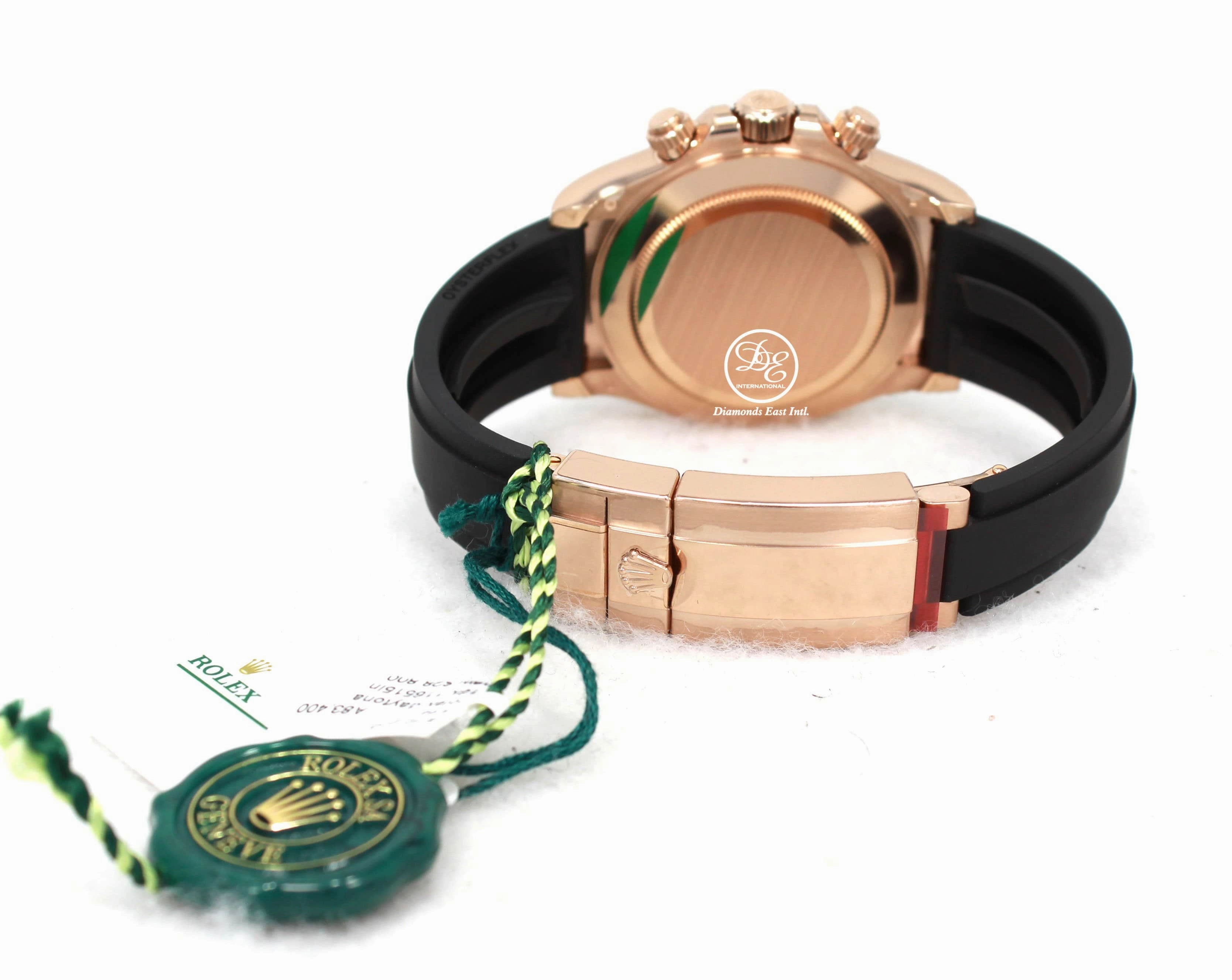 Rolex Daytona 116515 18K Rose Gold Cosmograph Oysterflex  Box and Papers PreOwned
