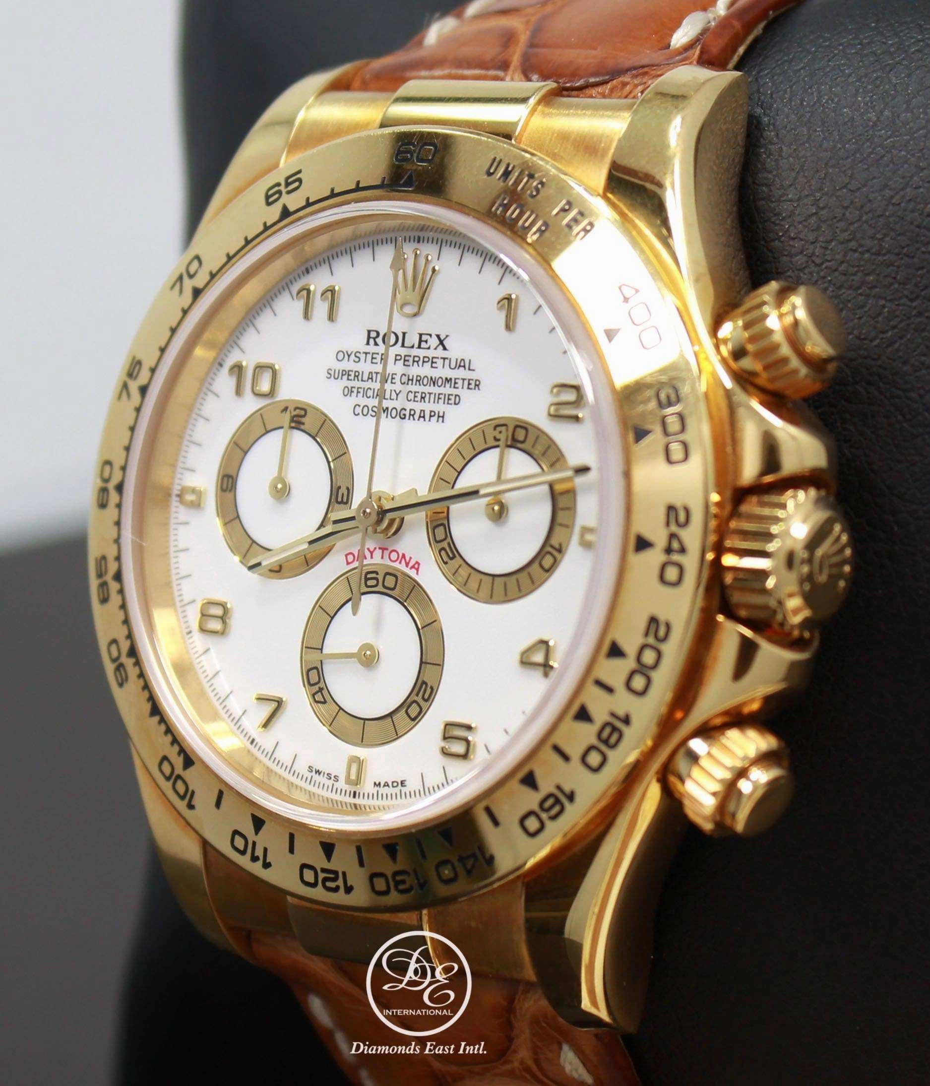 Rolex Daytona 116518 18K Yellow Gold Oyster Perpetual Cosmograph