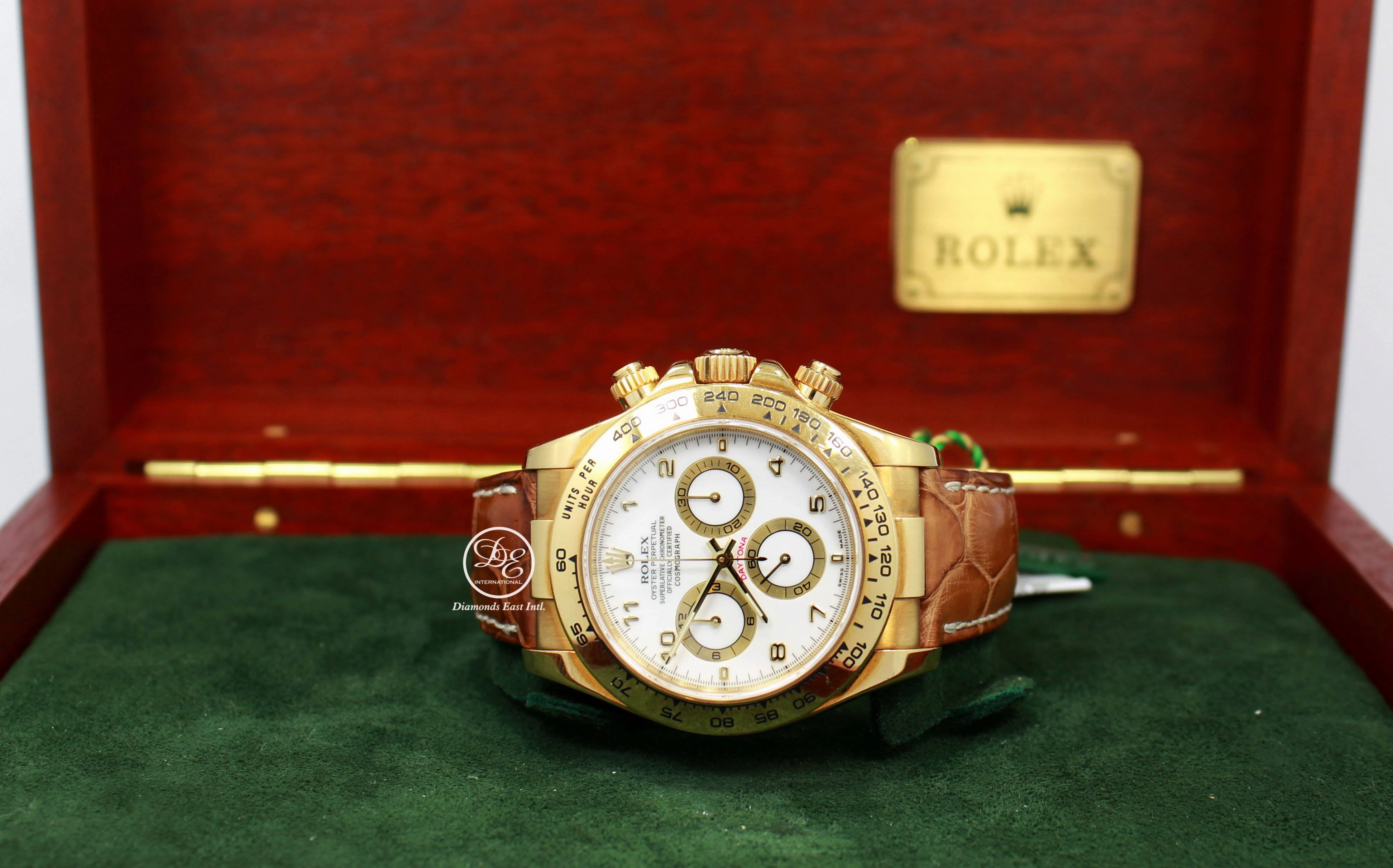 Rolex Daytona 116518 18K Yellow Gold Oyster Perpetual Cosmograph