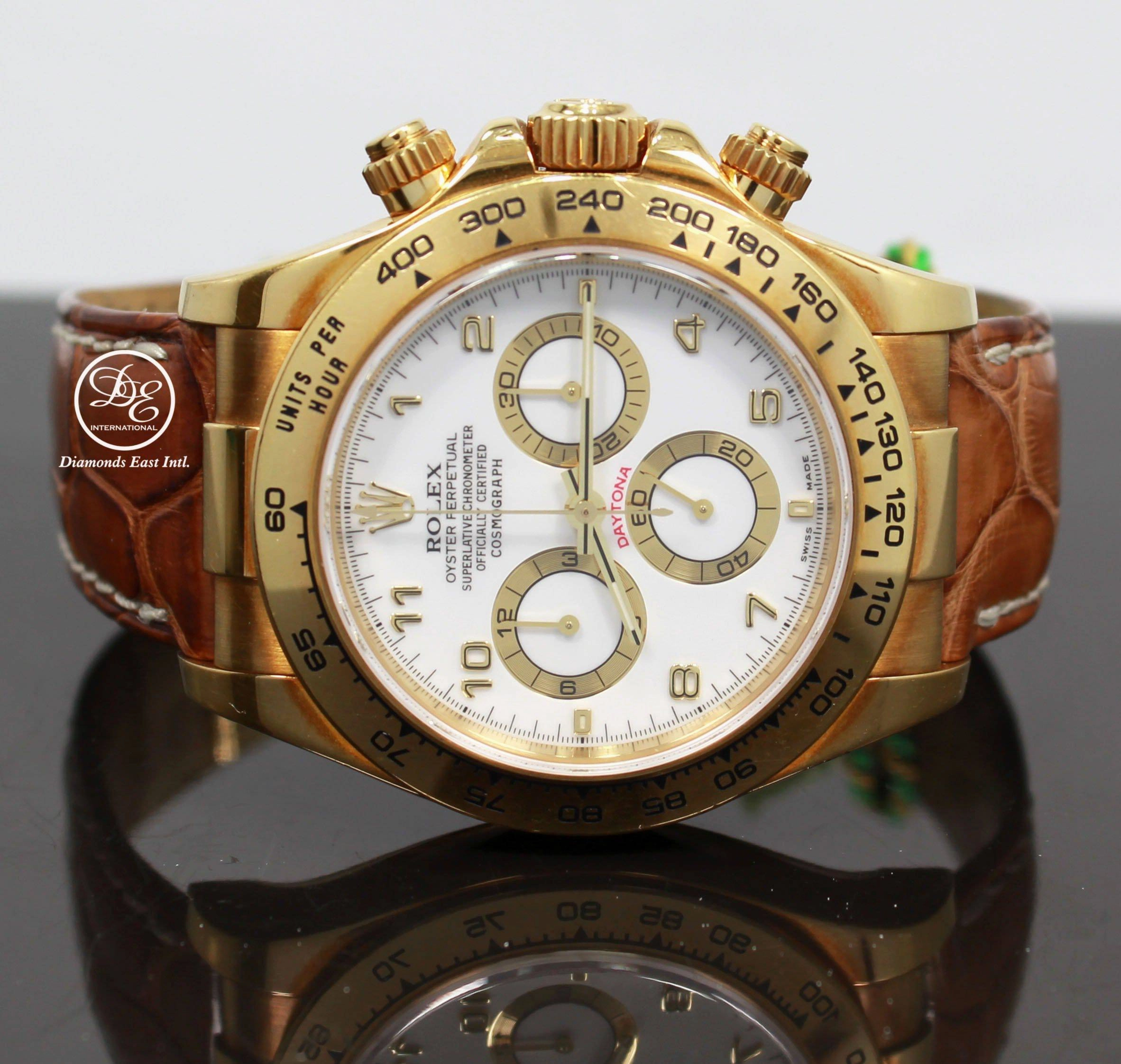 Rolex Daytona 116518 18K Yellow Gold Oyster Perpetual Cosmograph
