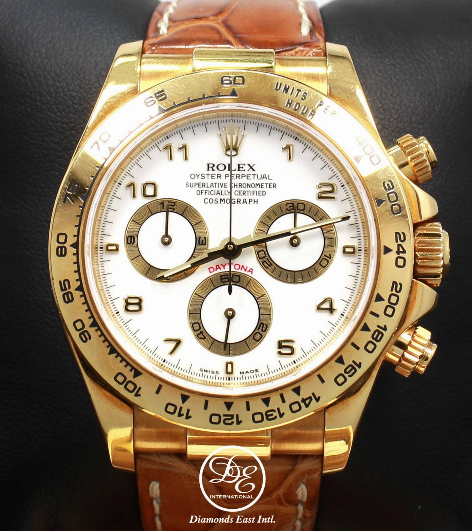 Rolex Daytona 116518 18K Yellow Gold Oyster Perpetual Cosmograph