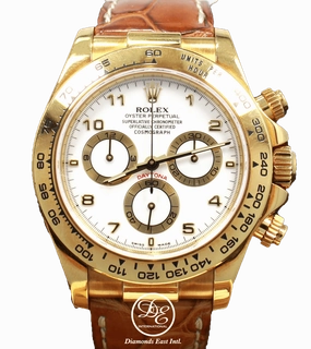 Rolex Daytona 116518 18K Yellow Gold Oyster Perpetual Cosmograph