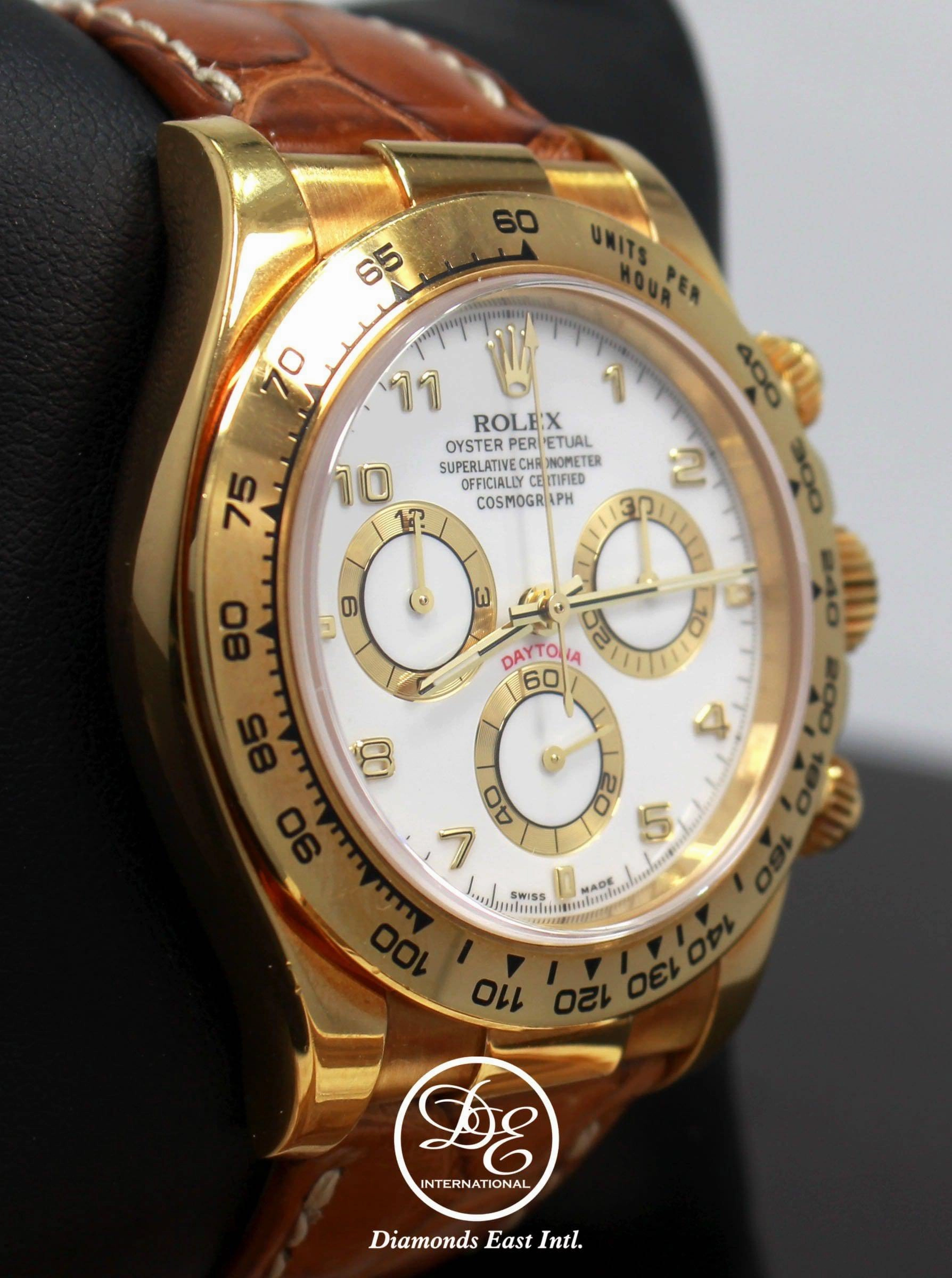 Rolex Daytona 116518 18K Yellow Gold Oyster Perpetual Cosmograph