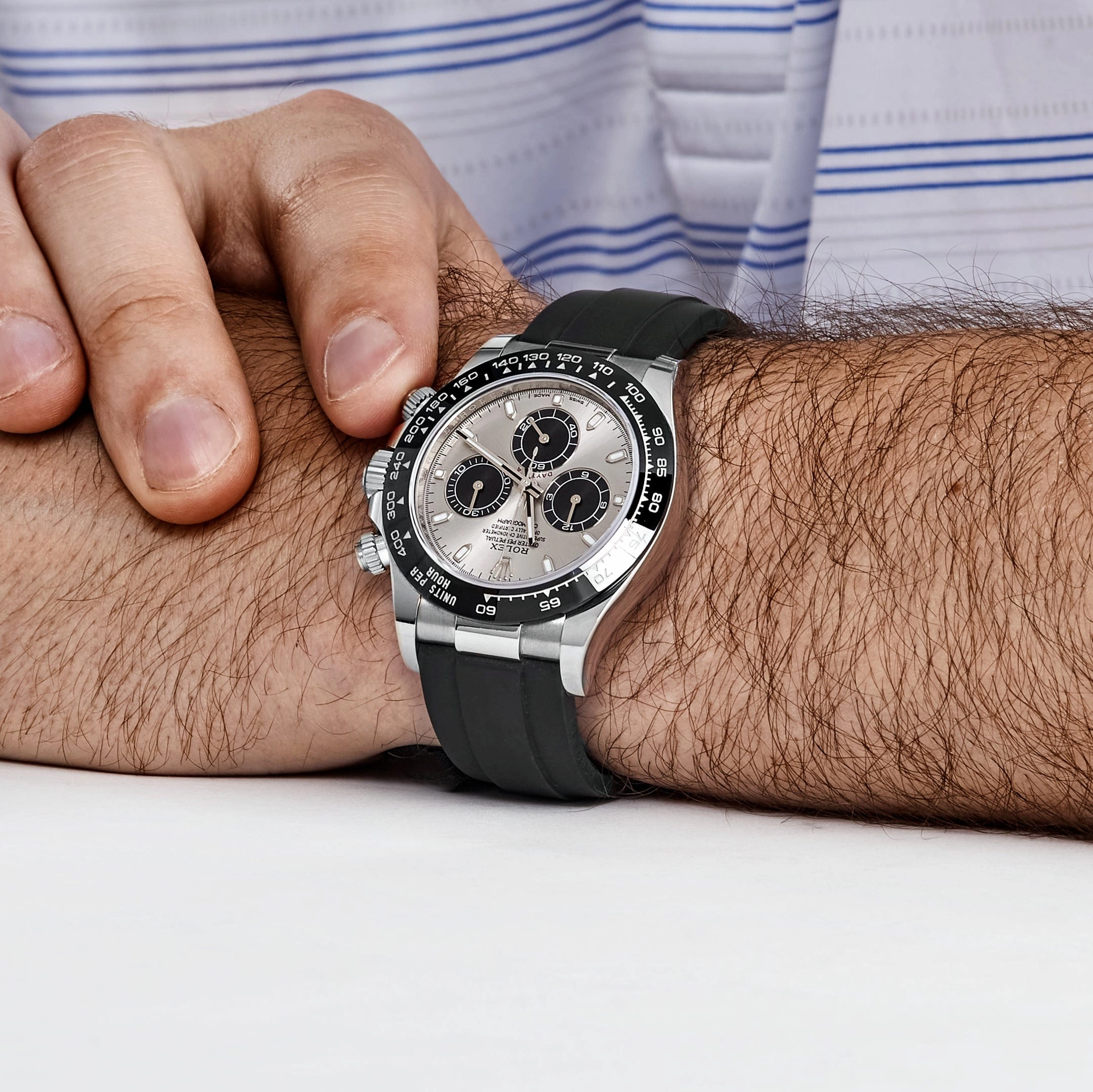 Rolex Daytona 116519LN 'Ghost' White Gold Steel and Bright Black Dial (2022)