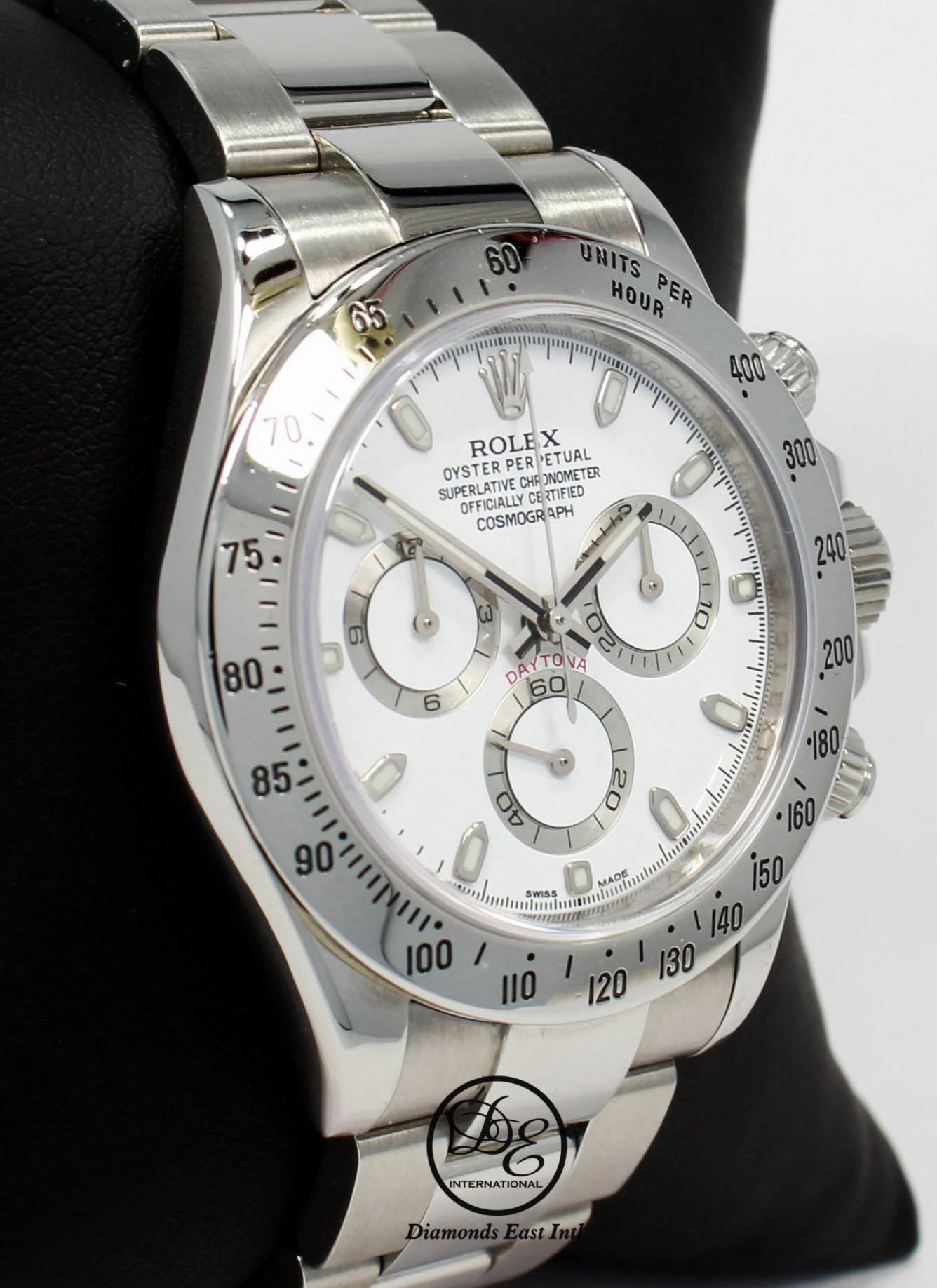 Rolex Daytona 116520 Cosmograph Steel Oyster White Dial BOX/PAPERS