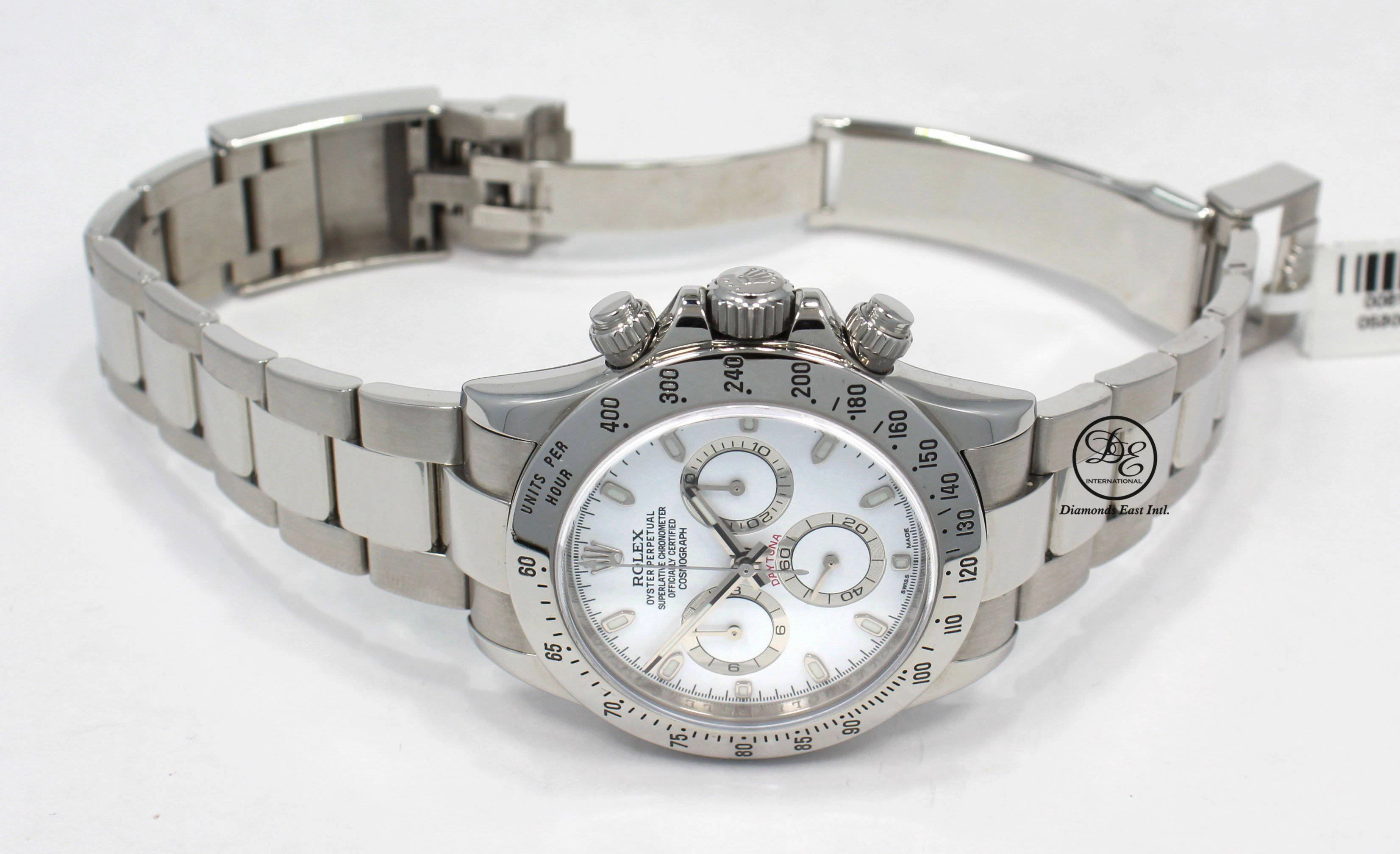 Rolex Daytona 116520 Cosmograph Steel Oyster White Dial BOX/PAPERS