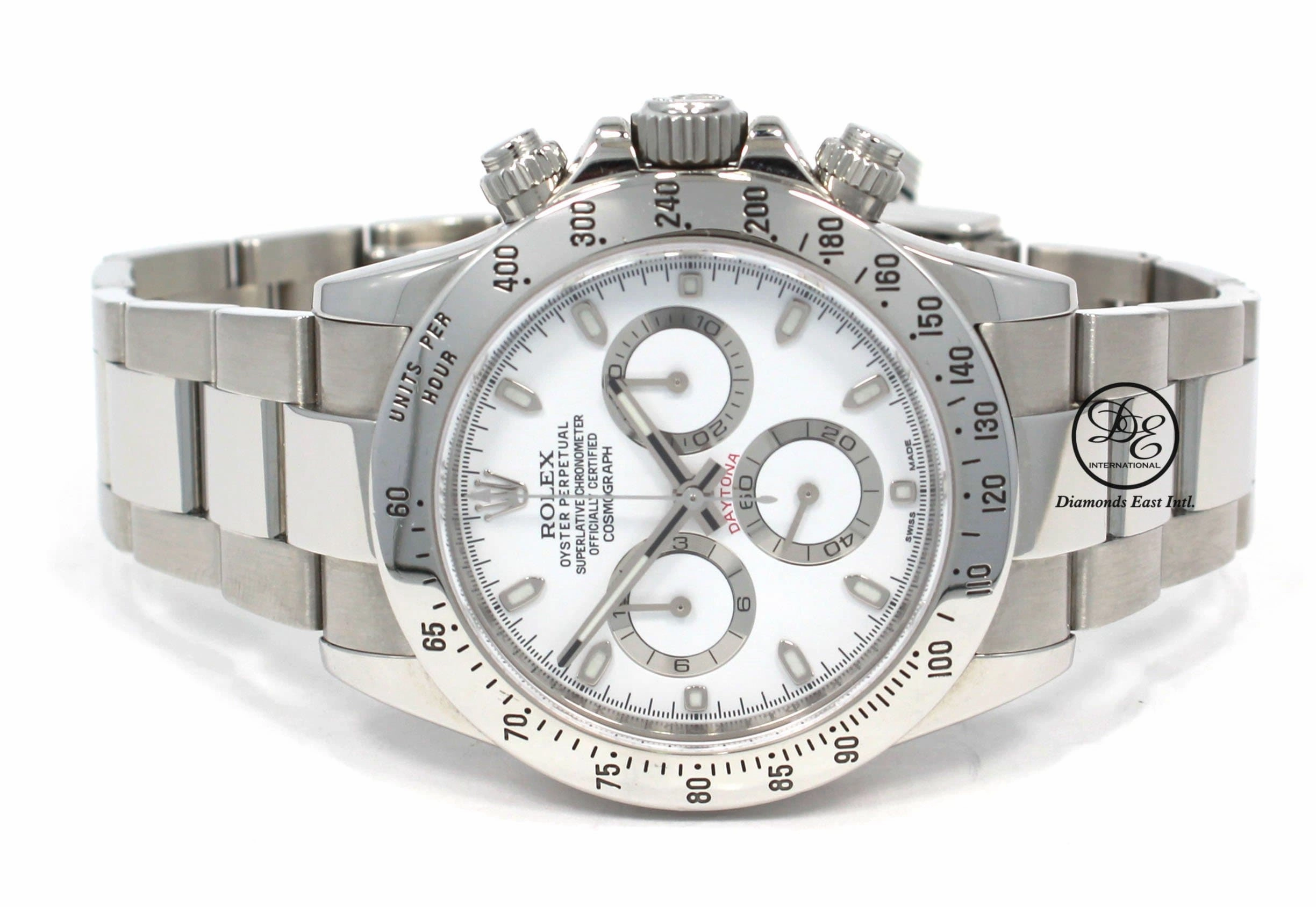 Rolex Daytona 116520 Cosmograph Steel Oyster White Dial BOX/PAPERS
