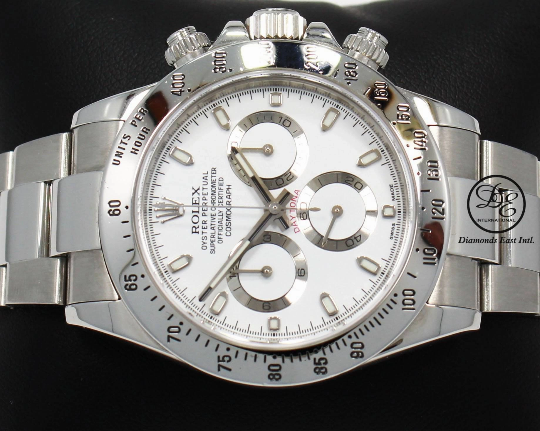 Rolex Daytona 116520 Cosmograph Steel Oyster White Dial BOX/PAPERS