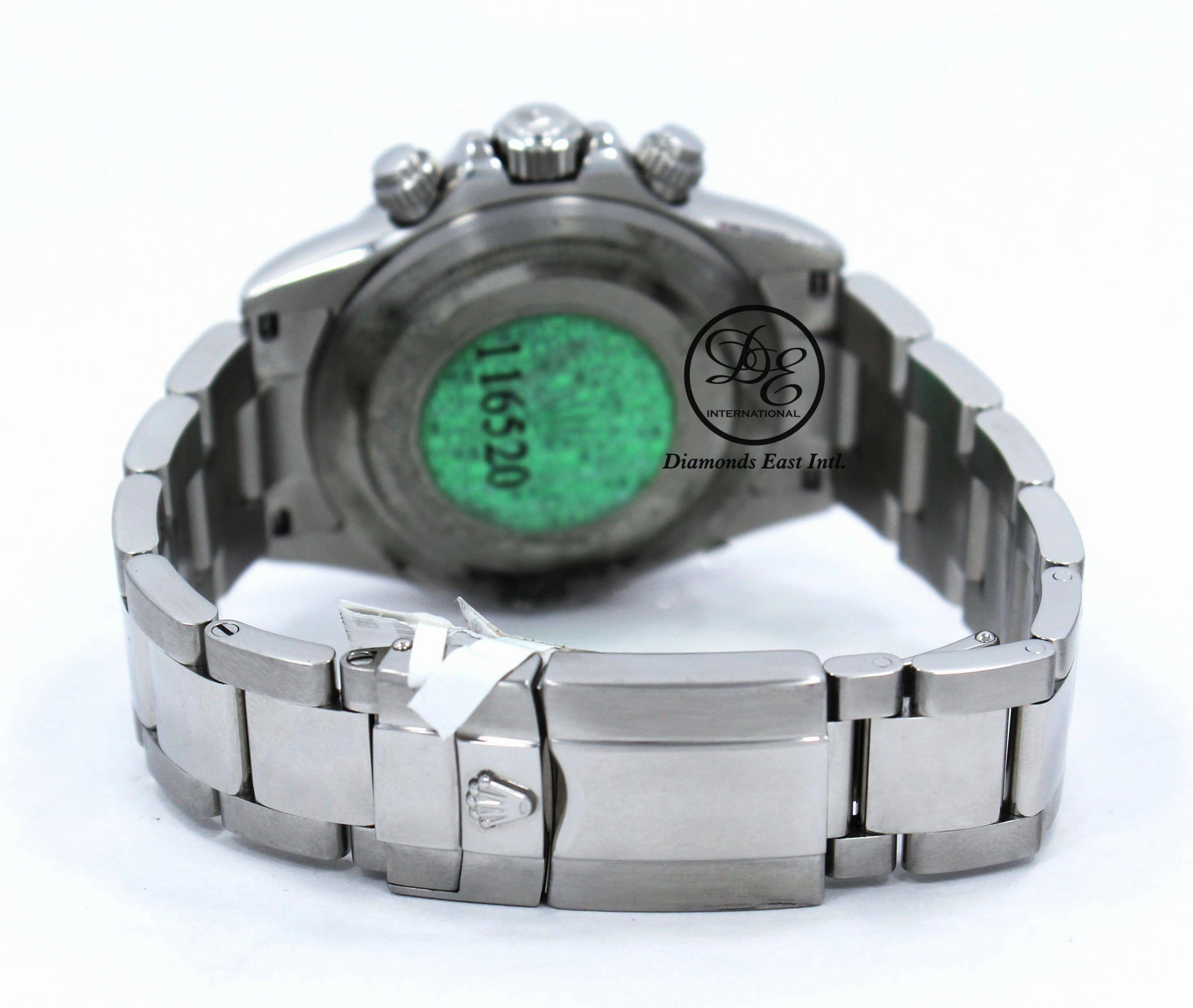 Rolex Daytona 116520 Cosmograph Steel Oyster White Dial Watch