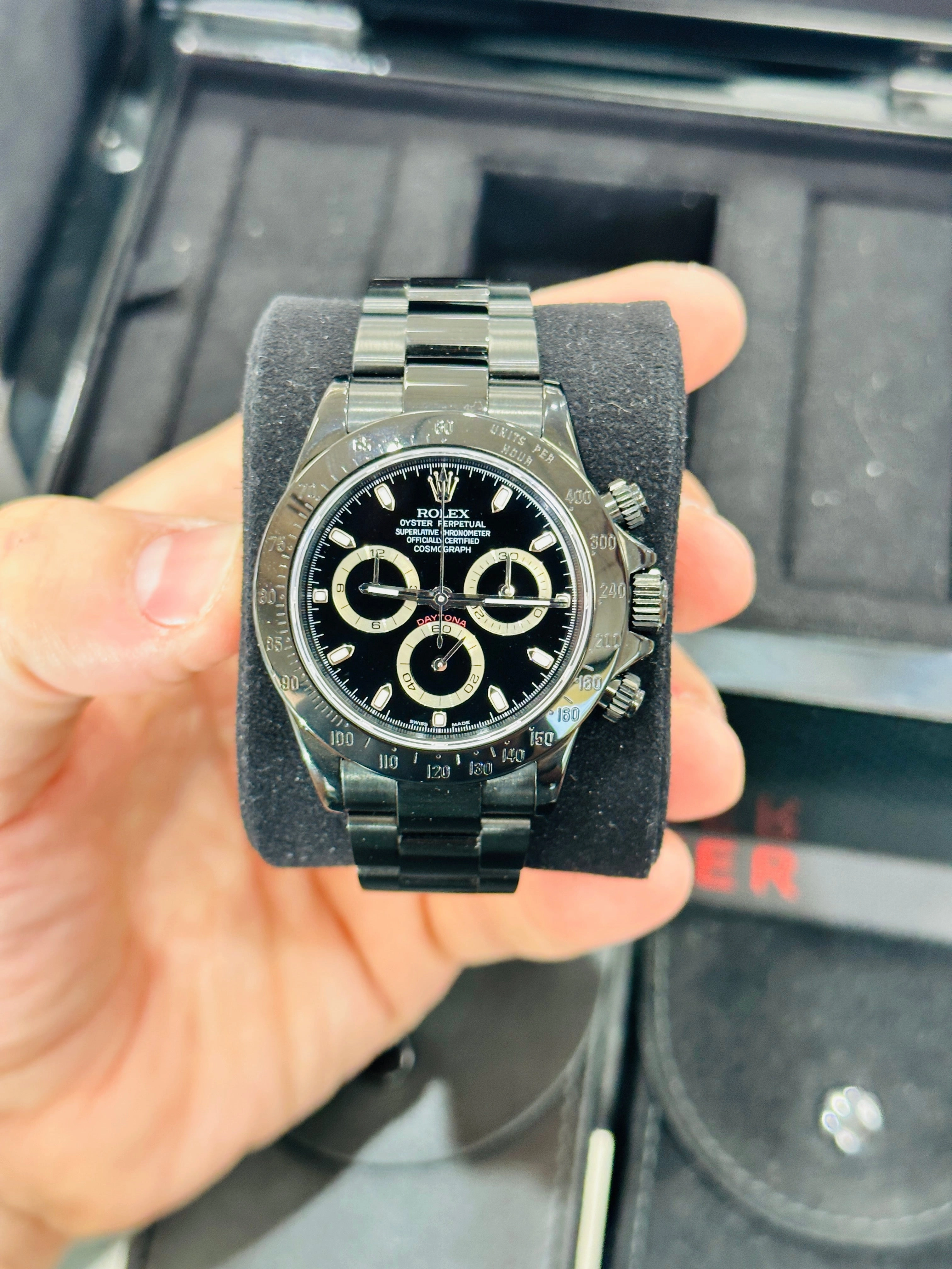 Rolex Daytona 116520 "Pro Hunter Edition" Box & Papers