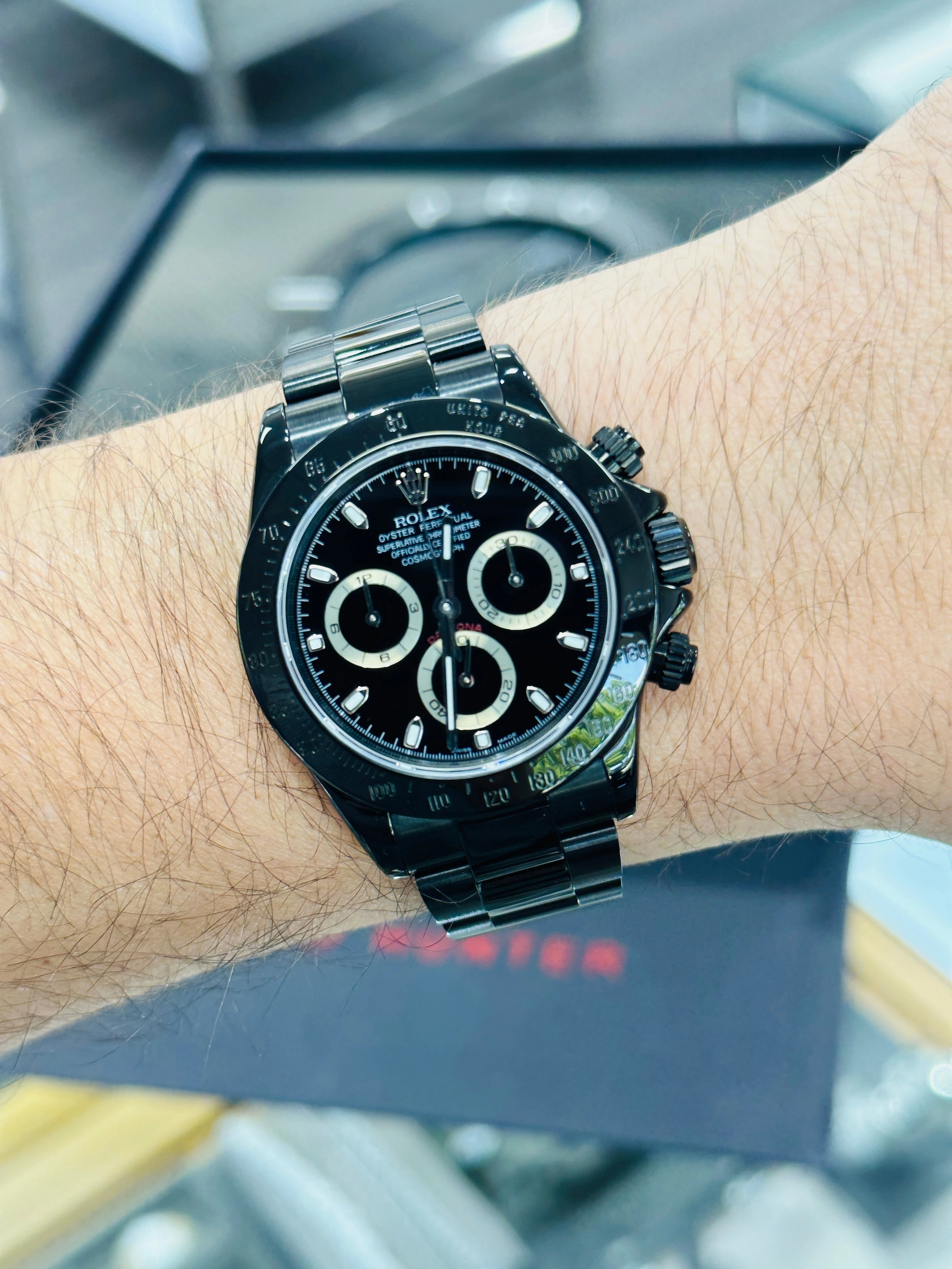 Rolex Daytona 116520 "Pro Hunter Edition" Box & Papers