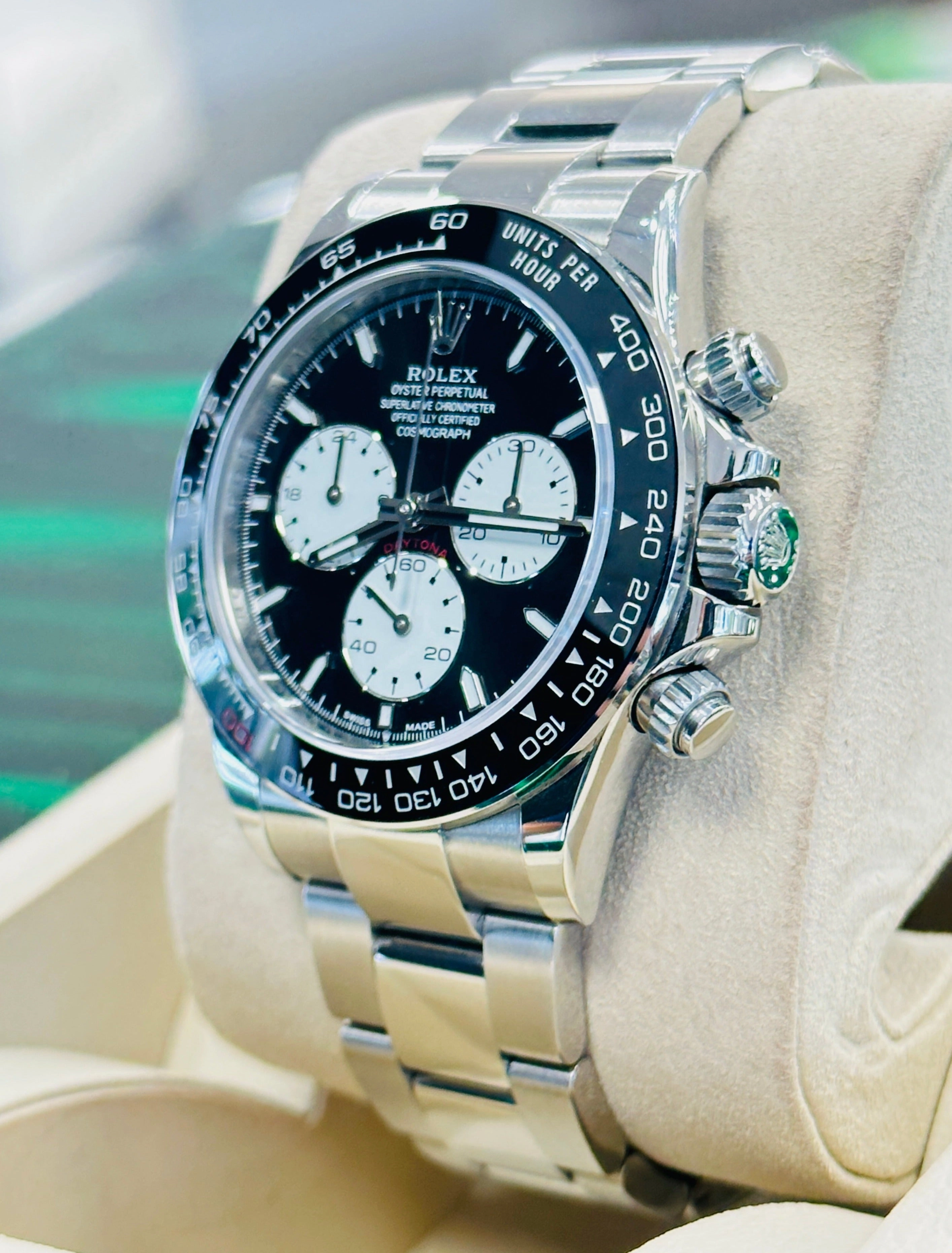 Rolex Daytona 116520 Stainless Steel Custom Le Mans Daytona Edition Watch MINT Box/Papers