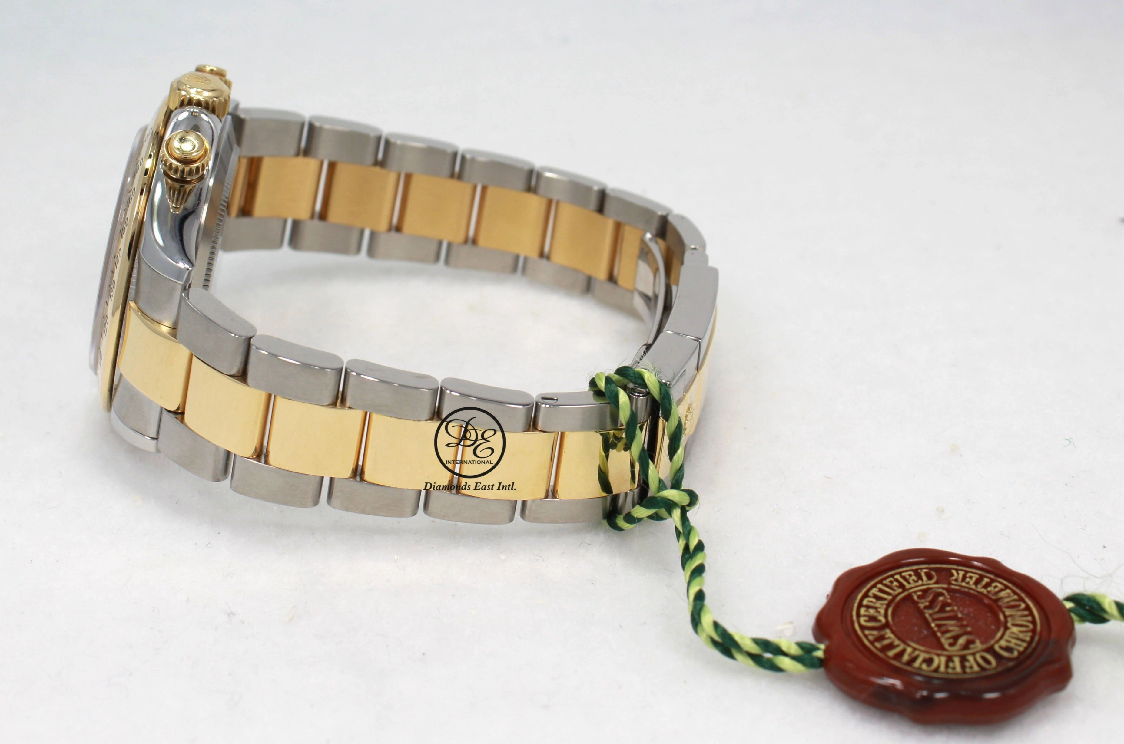 Rolex Daytona 116523 Black Dial Cosmograph 18K Yellow Gold /SS Watch PAPERS