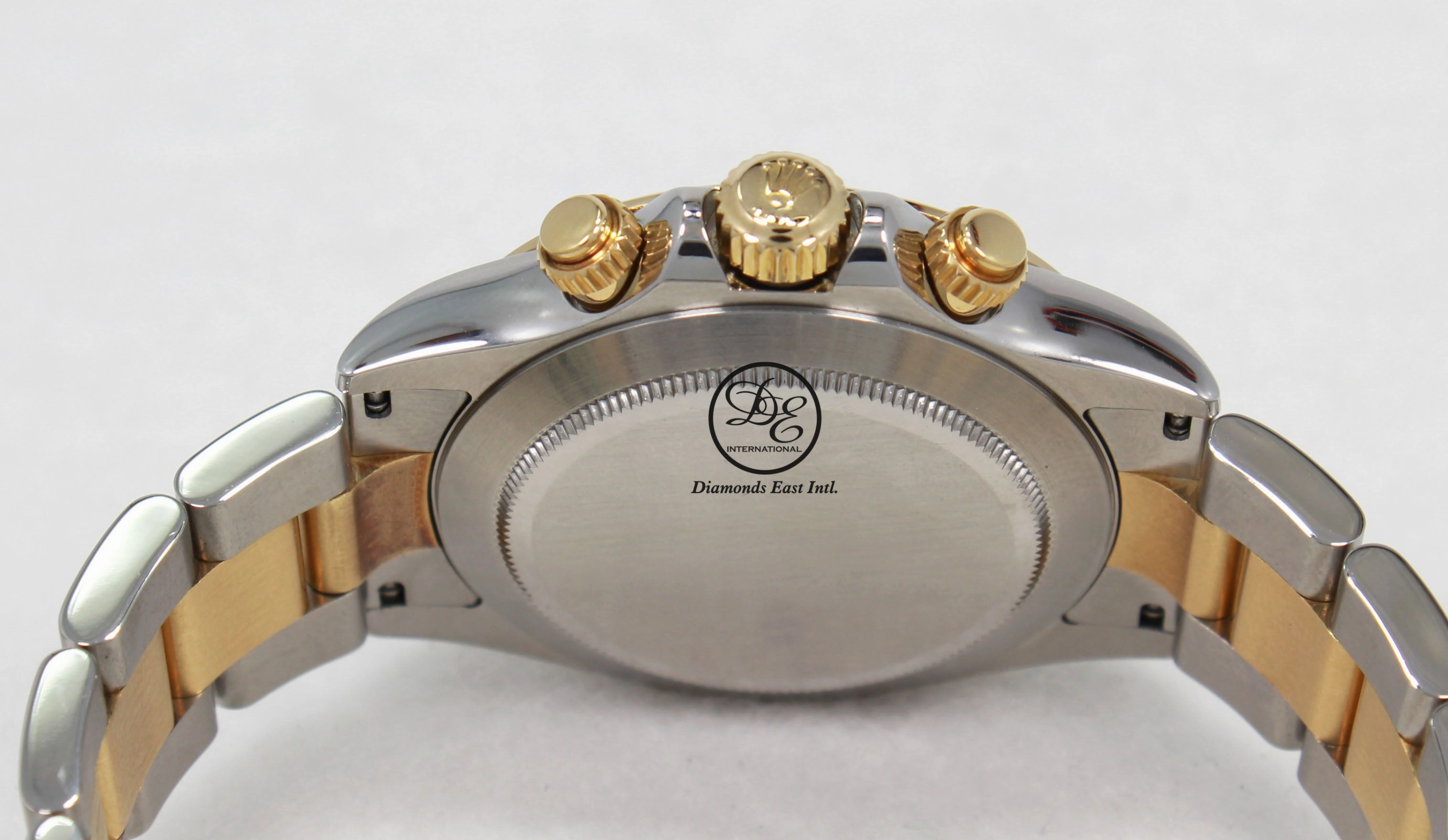 Rolex Daytona 116523 Black Dial Cosmograph 18K Yellow Gold /SS Watch PAPERS