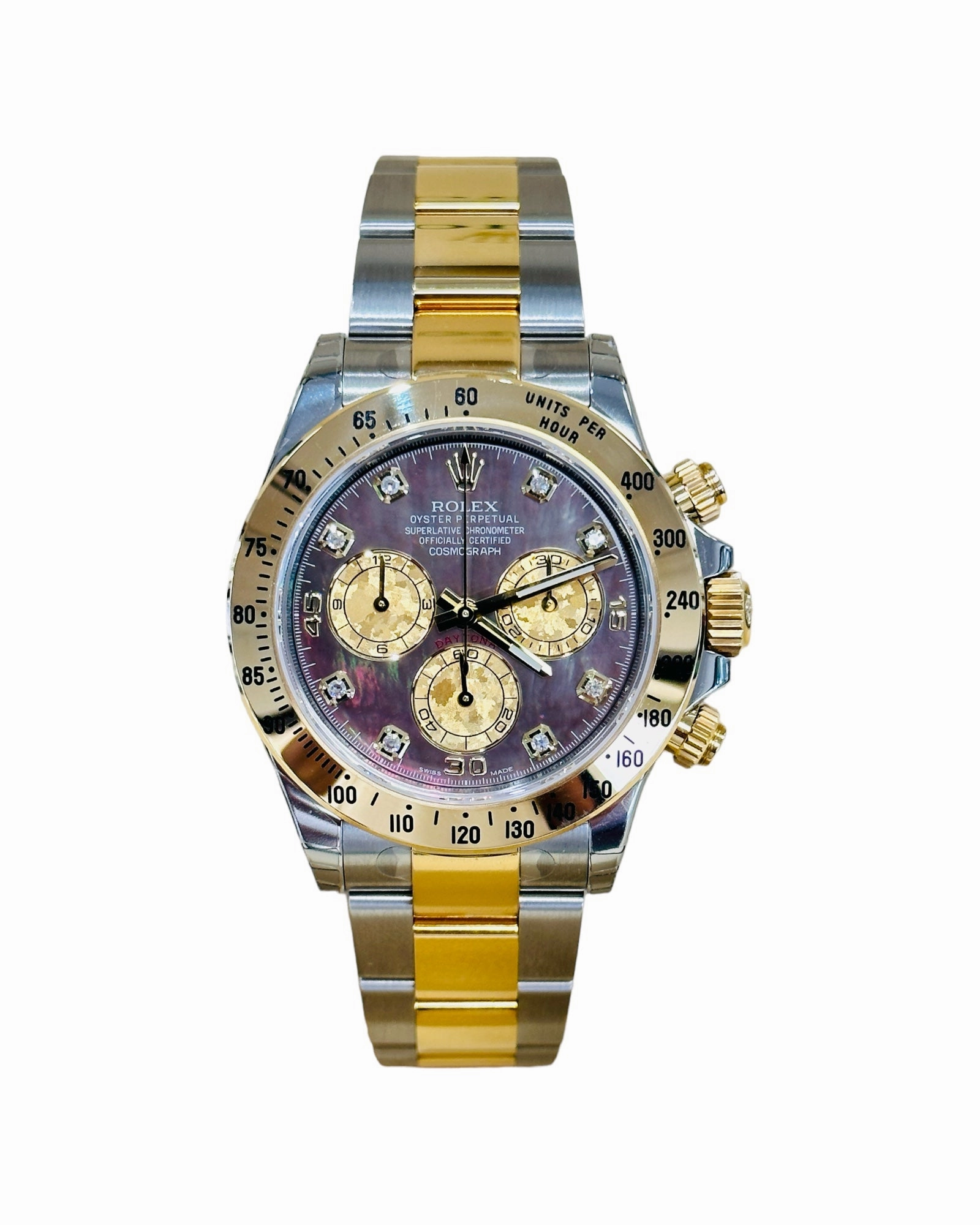 Rolex Daytona 116523 Tahitian Mother of pearl Full Stickers Unworn