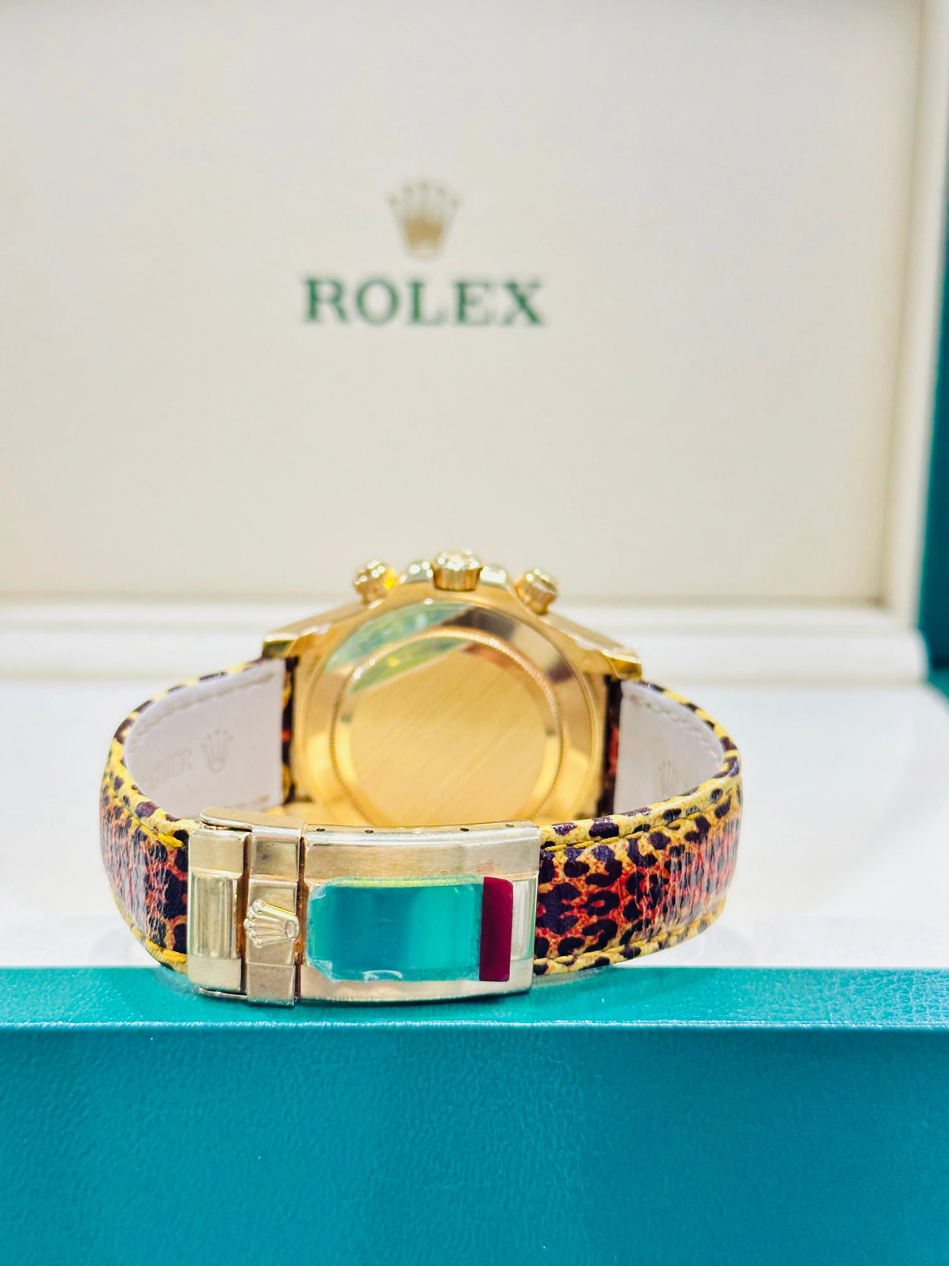 Rolex Daytona 116598 Saco Factory Leopard Unworn