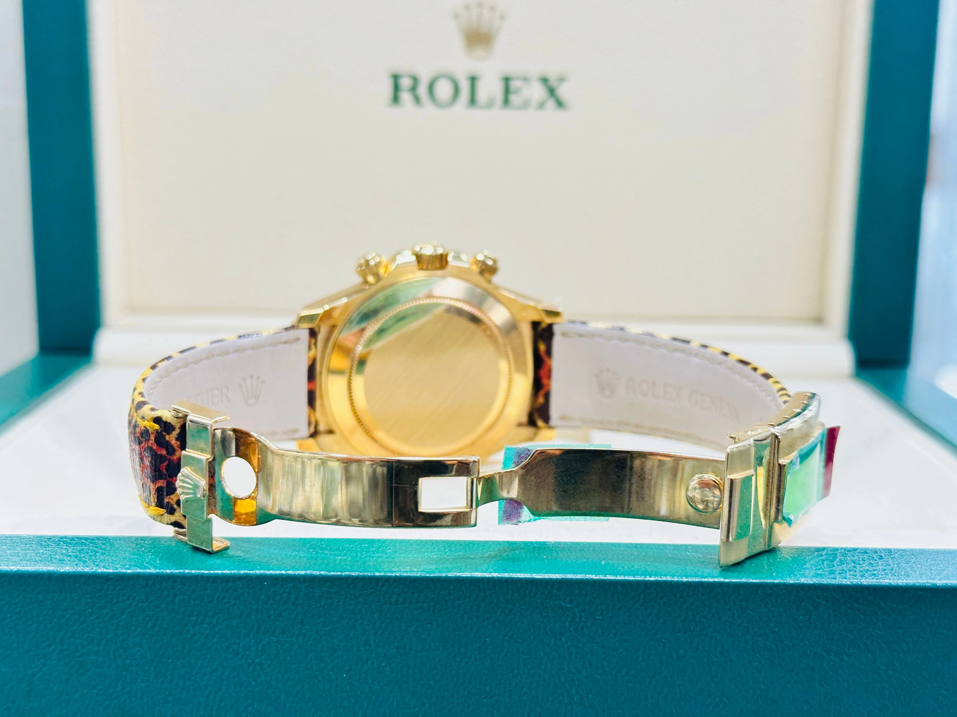 Rolex Daytona 116598 Saco Factory Leopard Unworn