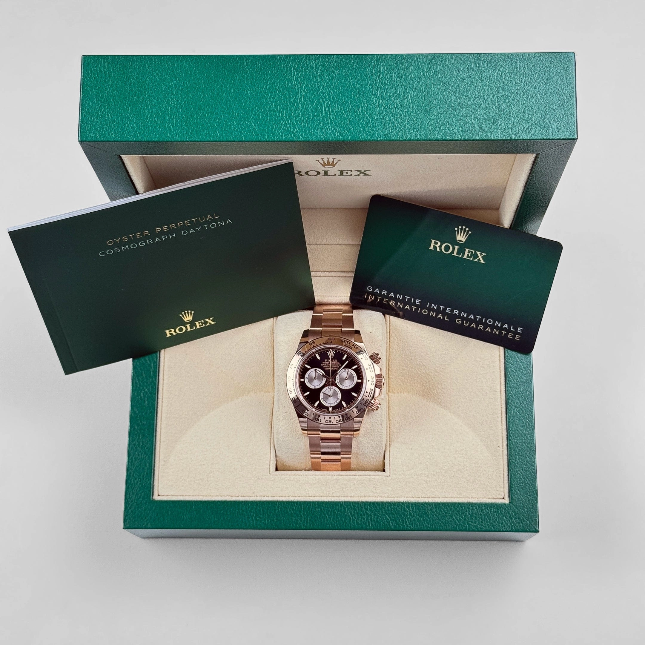 Rolex Daytona 126505 Rose Gold Bright Black Dial (2023)