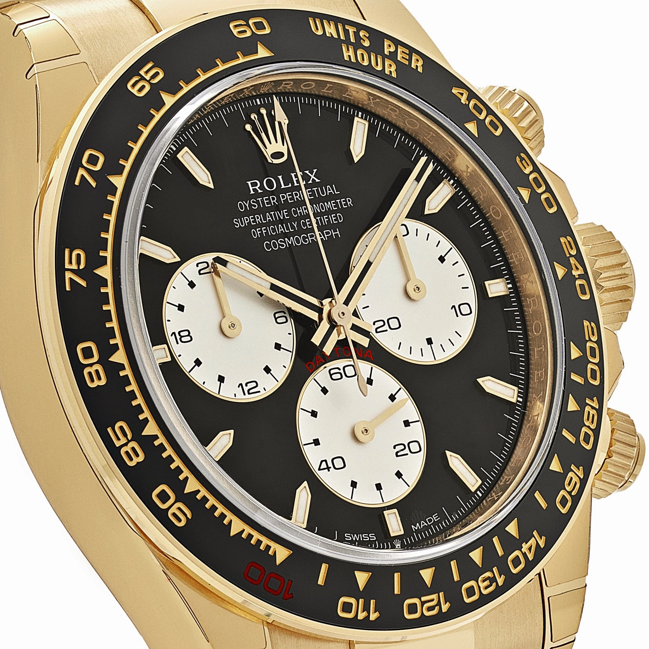 Rolex Daytona 126528LN 'Le Mans' Yellow Gold Black Dial