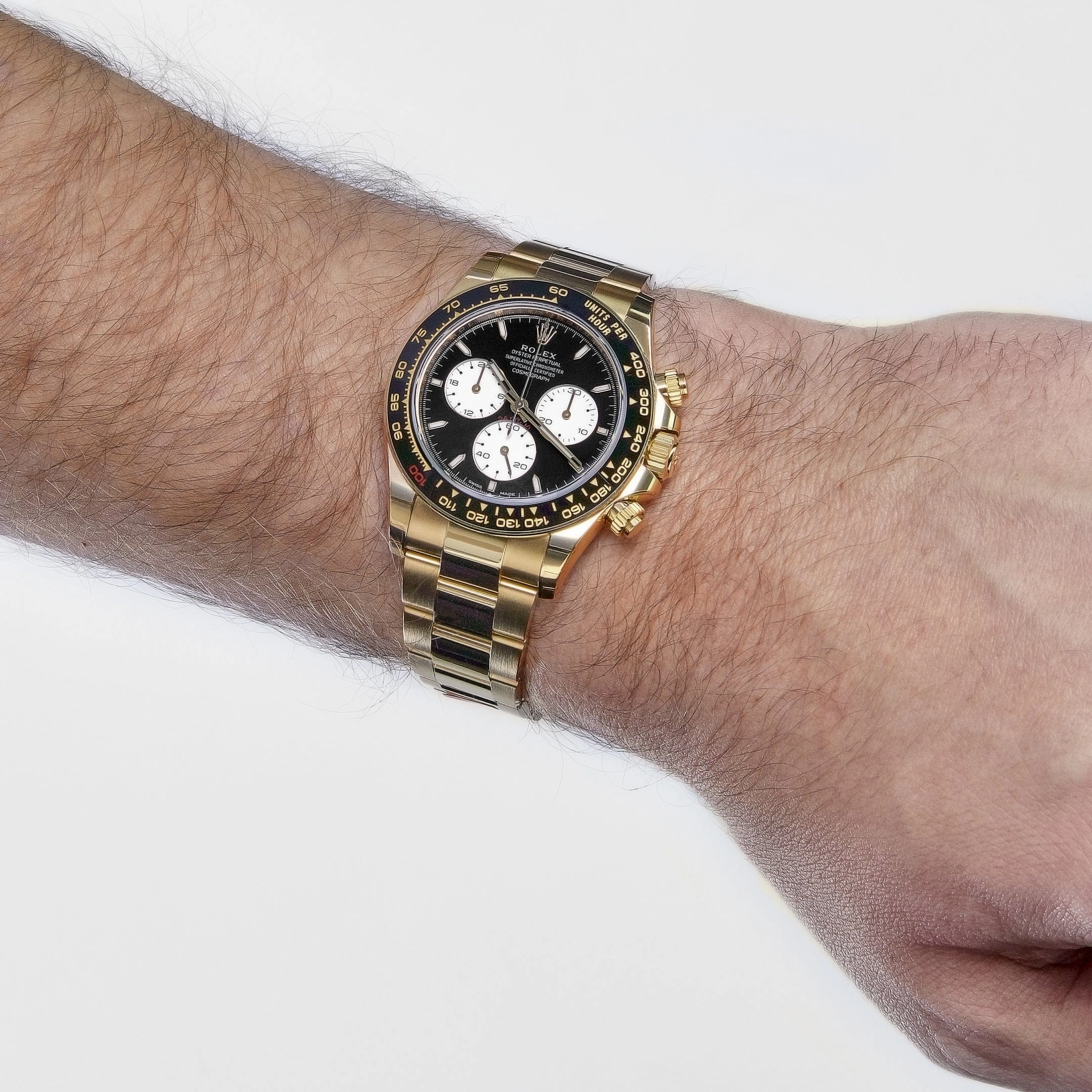 Rolex Daytona 126528LN 'Le Mans' Yellow Gold Black Dial