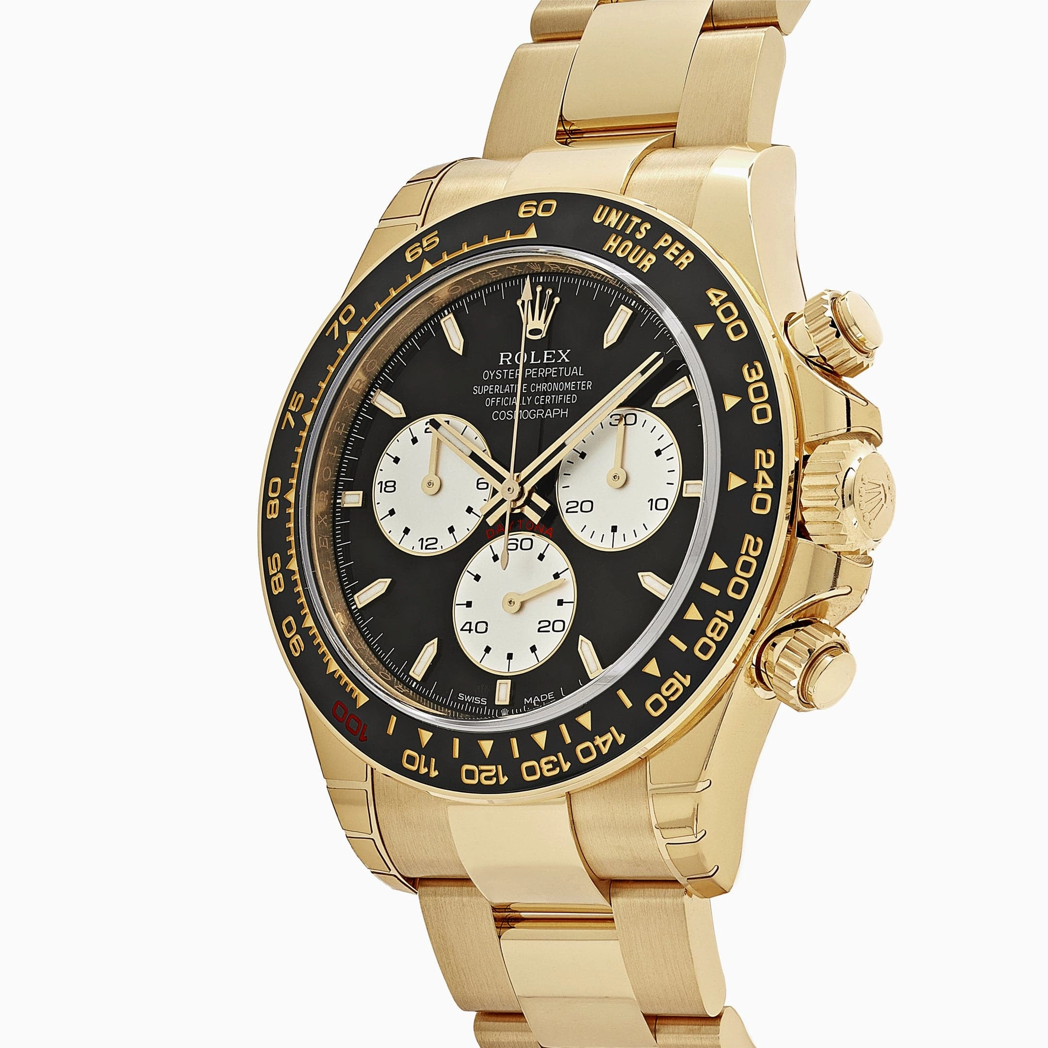 Rolex Daytona 126528LN 'Le Mans' Yellow Gold Black Dial