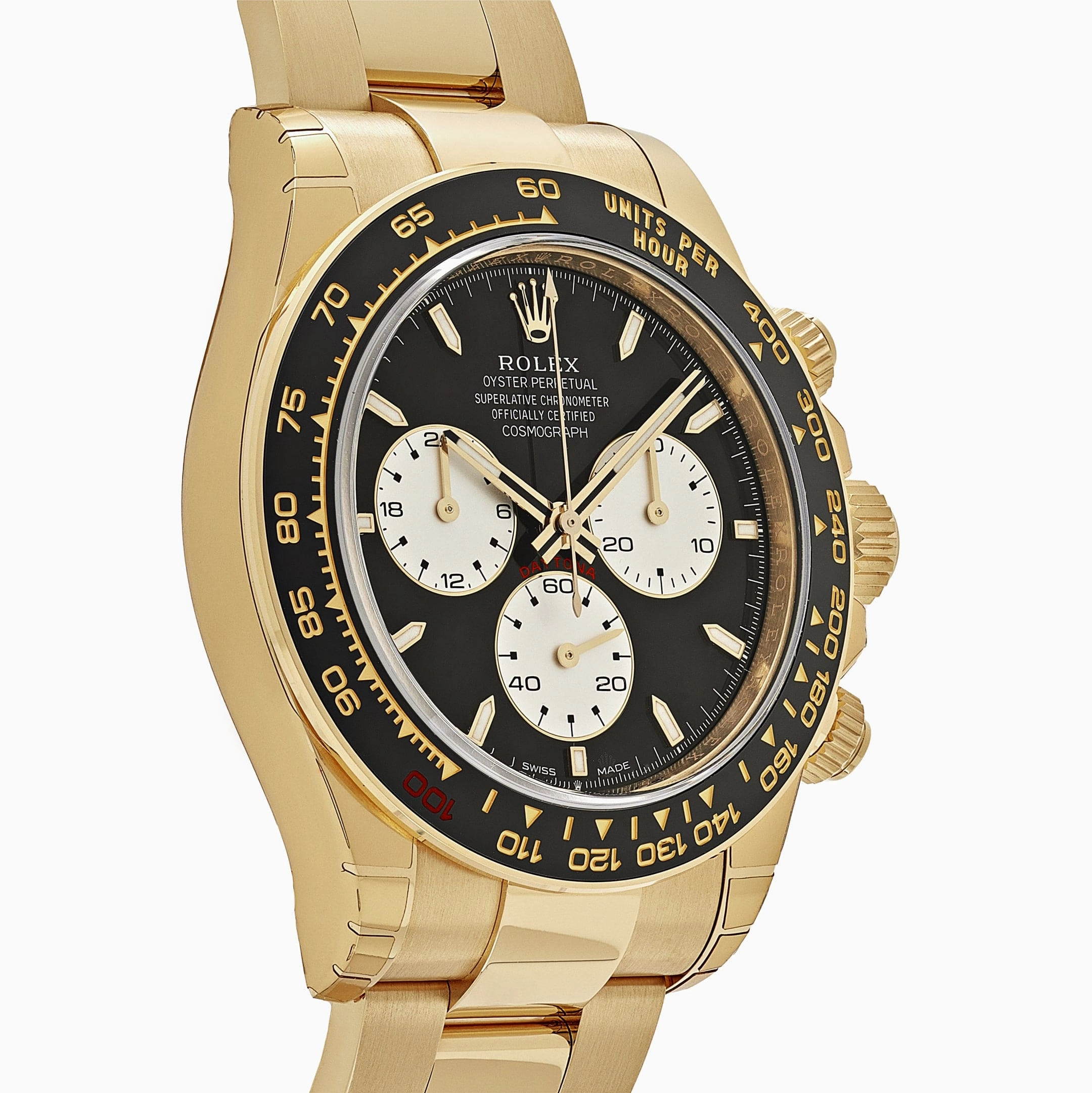Rolex Daytona 126528LN 'Le Mans' Yellow Gold Black Dial