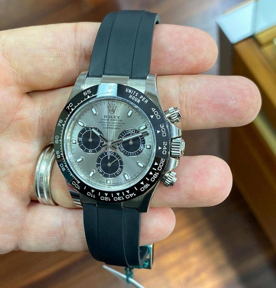 Rolex Daytona 18K White Gold 116519 LN OysterFLEX Perpetual Cosmograph BOX/PAPER