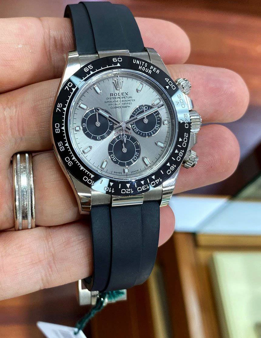 Rolex Daytona 18K White Gold 116519 LN OysterFLEX Perpetual Cosmograph BOX/PAPER