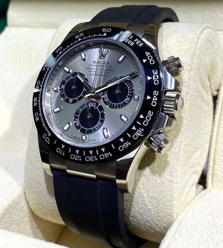 Rolex Daytona 18K White Gold 116519 LN OysterFLEX Perpetual Cosmograph BOX/PAPER