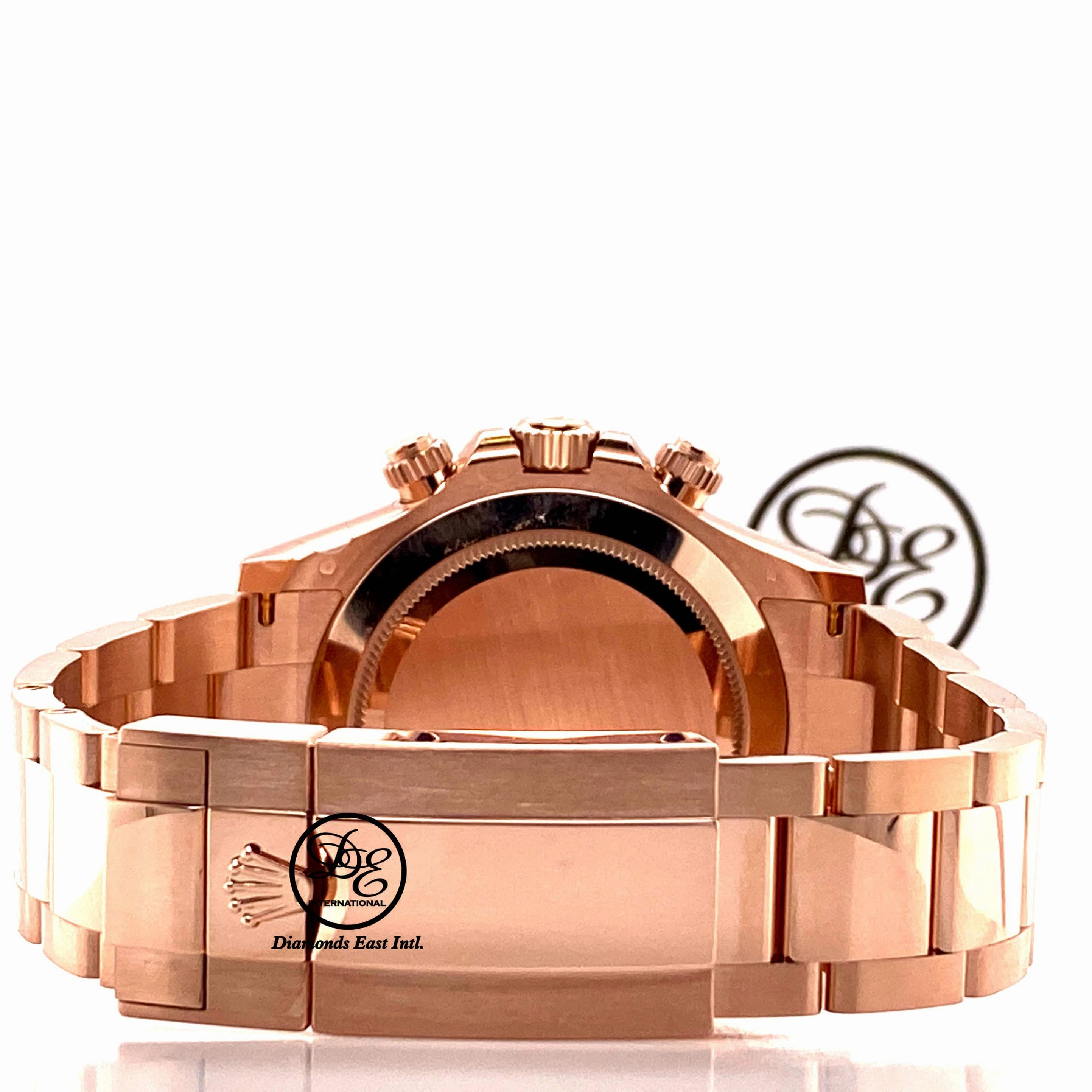 Rolex Daytona Chocolate 116505 18K Rose Gold Cosmograph Oyster Watch NEW