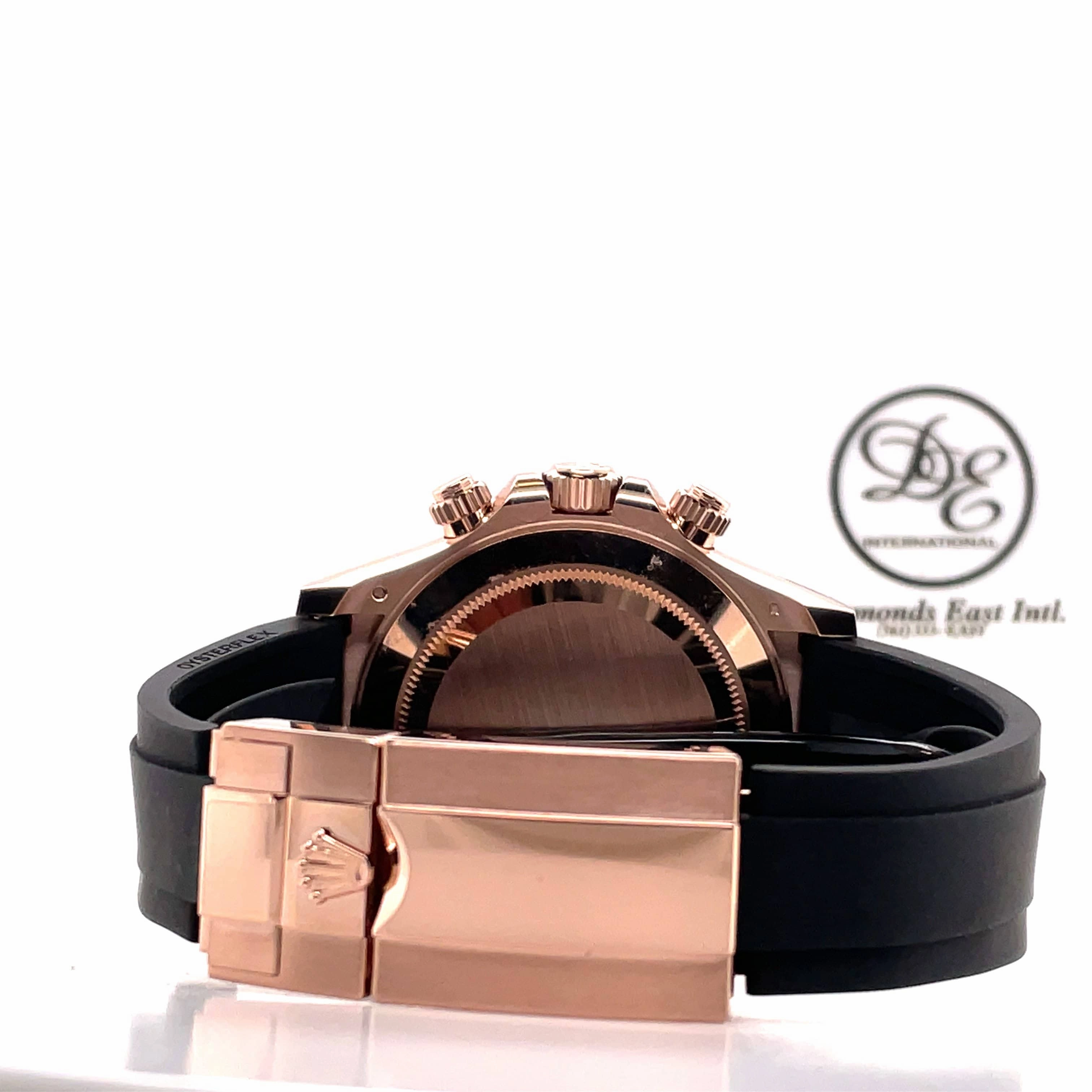 Rolex Daytona Oysterflex 116515 LN Chocolate Stick Dial Ceramic Bezel UNWORN