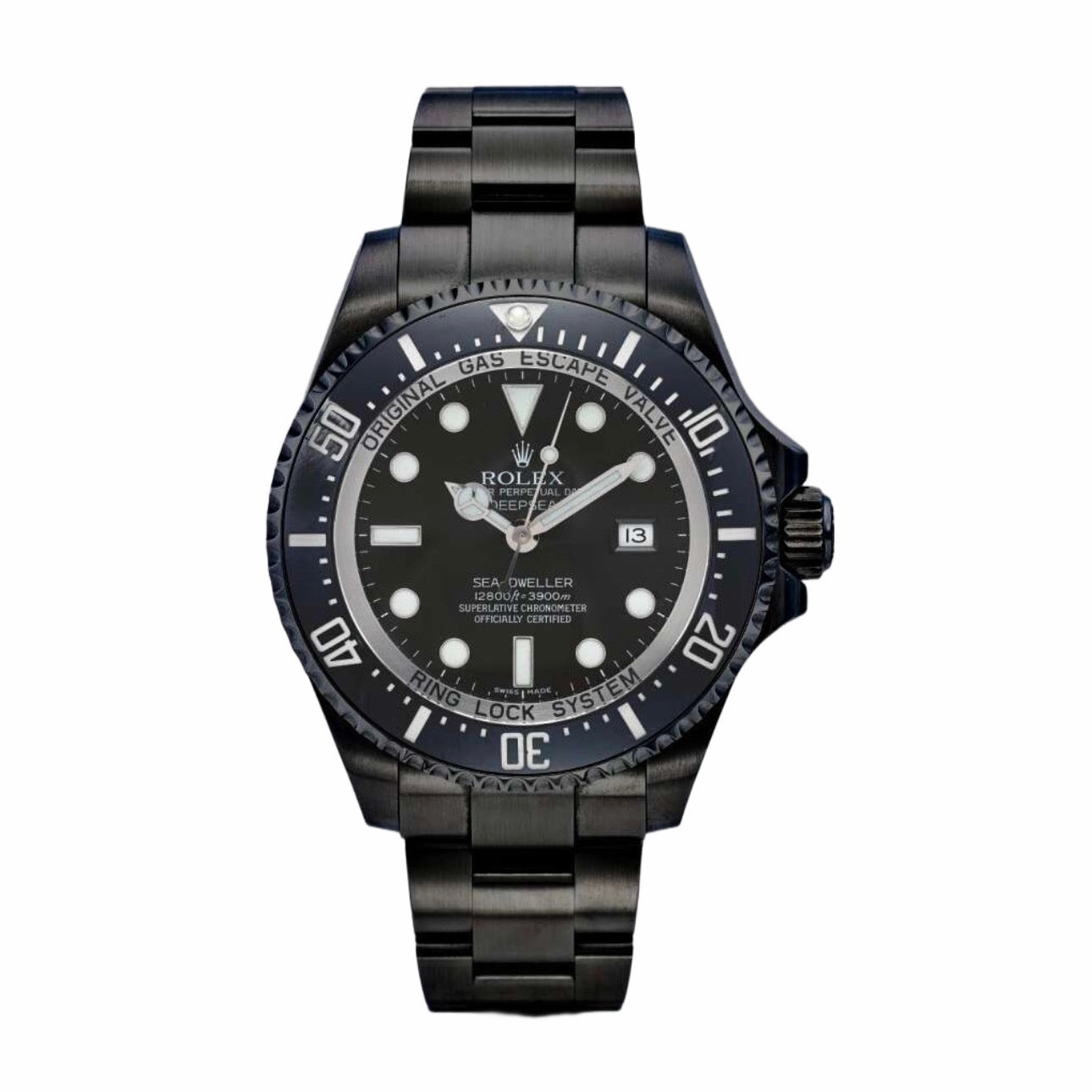 Rolex Deepsea / Sea Dweller 44mm - Ref: 116660 - Black Dial & Ceramic Bezel, Black PVD Stainless Steel Oyster Bracelet Watch