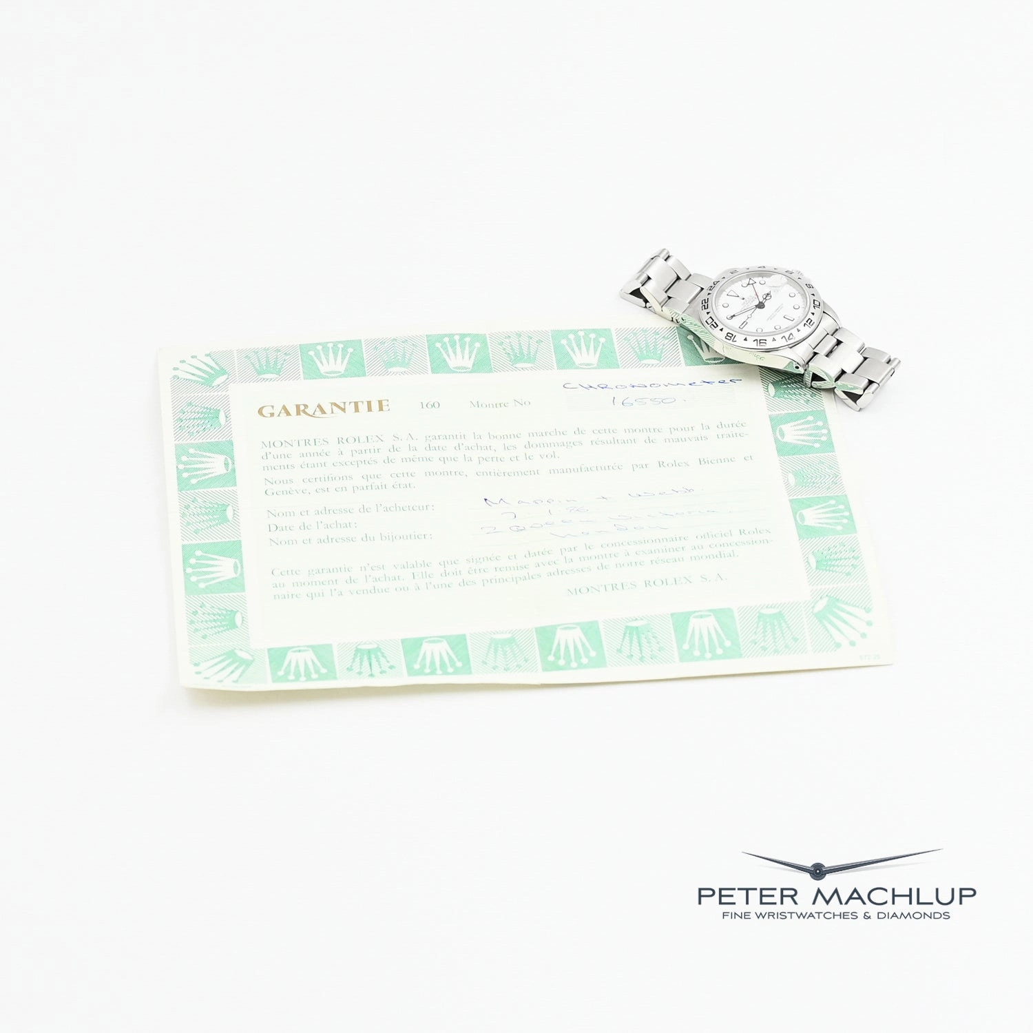 Rolex Explorer 2 White 1986