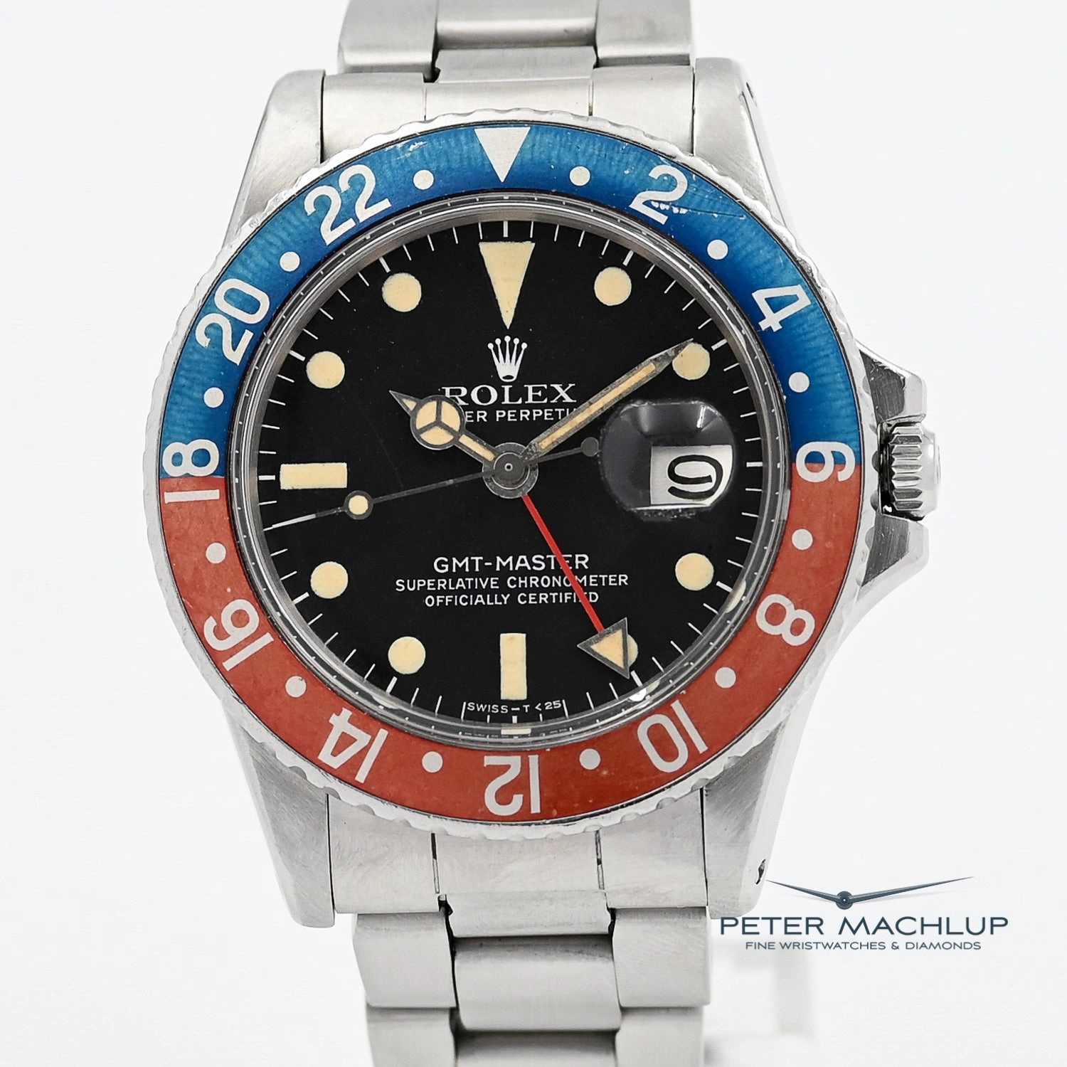 Rolex GMT Master Pepsi ref: 1675 from 1975