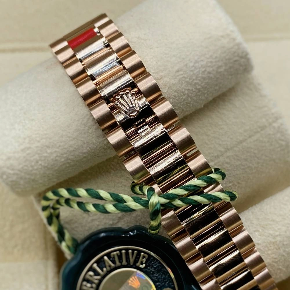 Rolex Lady-Datejust 28mm - Ref: 279135rbr-0003 - Sundust Diamond Dial, 18K Rose Gold Presidential Bracelet Women's Watch