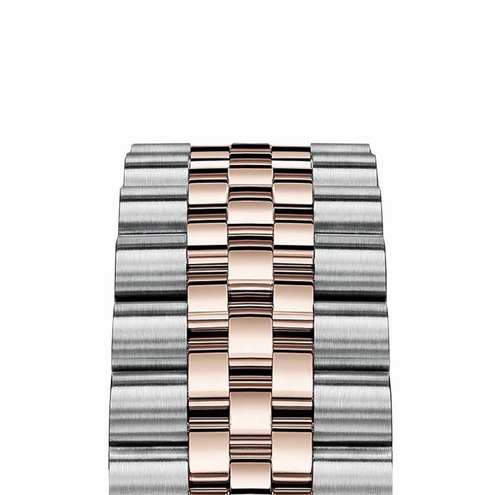Rolex Lady-Datejust 28mm - Ref: 279161-0003 - Chocolate Diamond Dial, Two Tone Stainless Steel & 18K Rose Gold Jubilee Bracelet Women's Watch