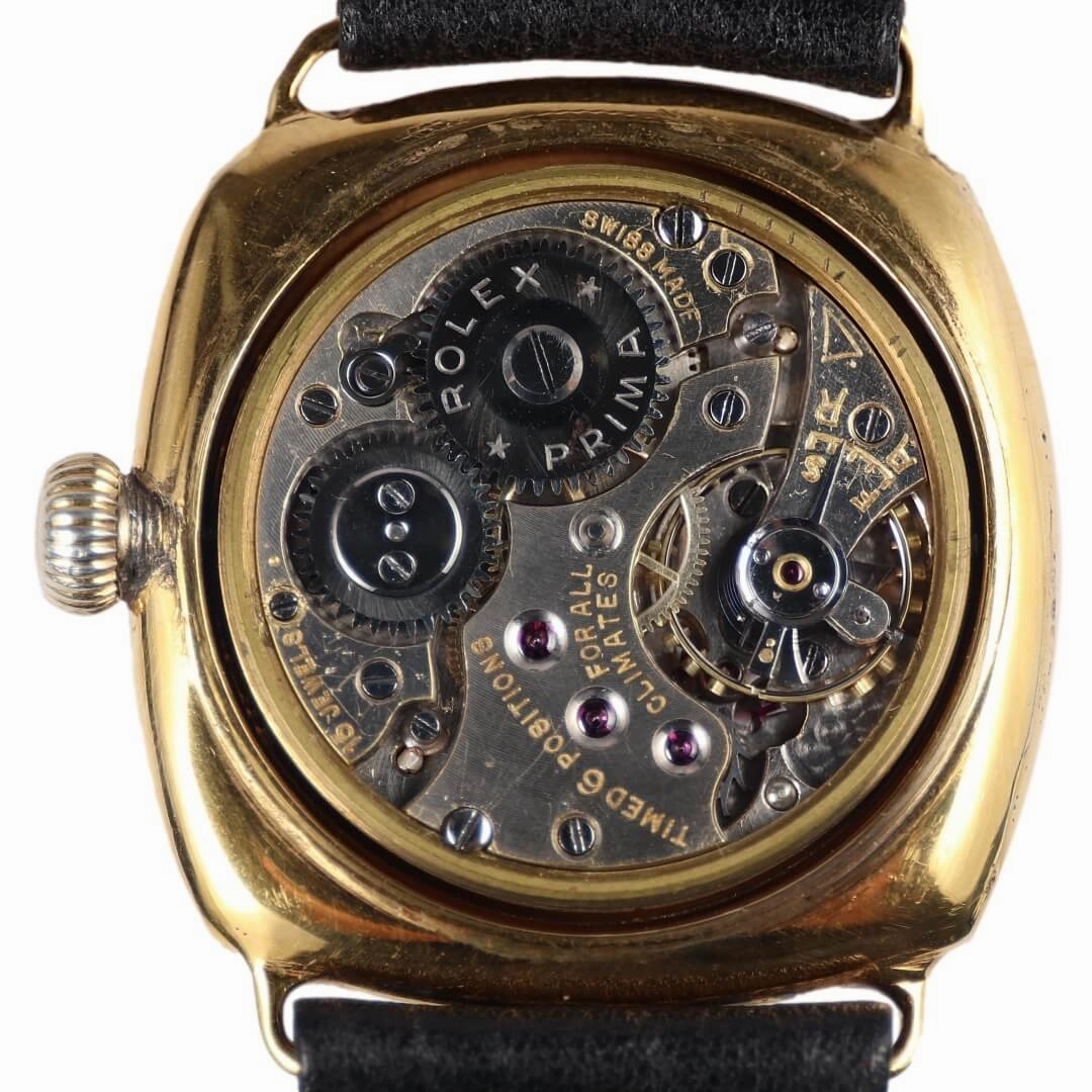 Rolex Oyster Cushion 9k Gold, 1930