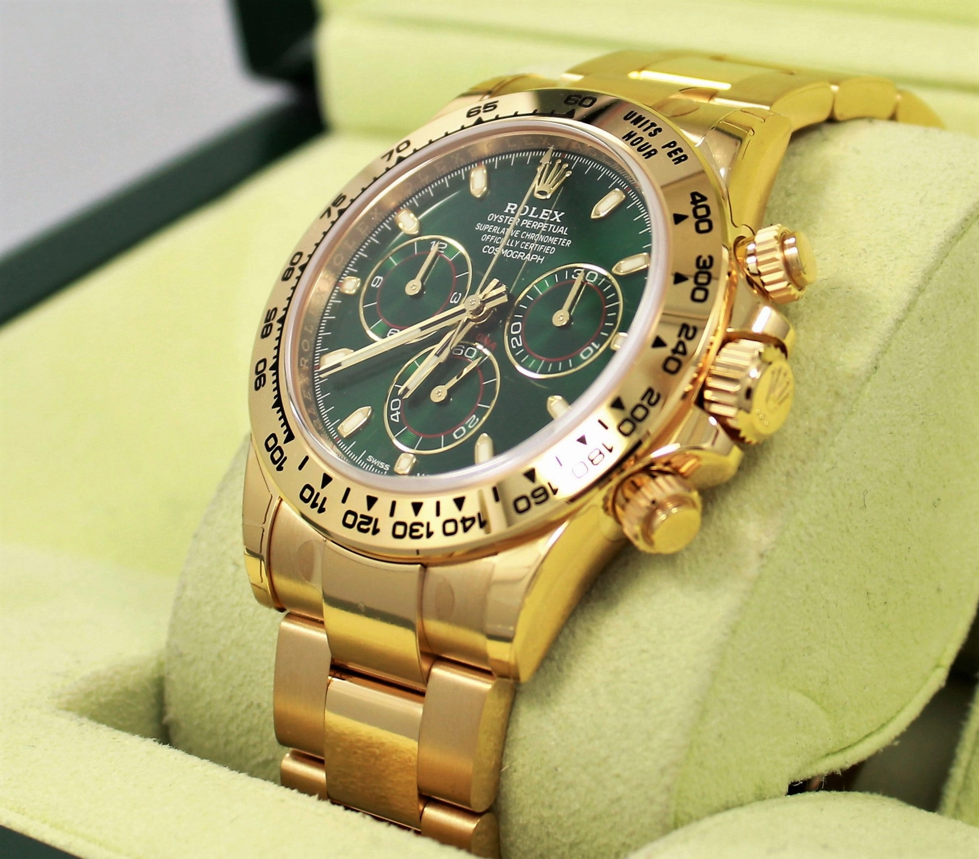 Rolex Oyster Perpetual Cosmograph Daytona 116508 GRNSO STICKRED!  ( Unworn )