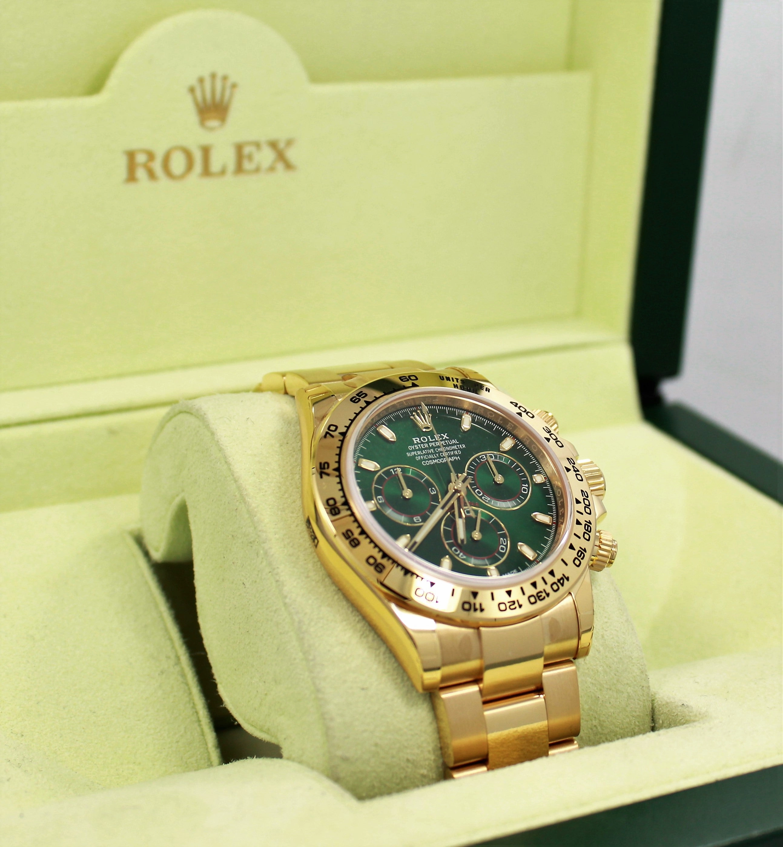 Rolex Oyster Perpetual Cosmograph Daytona 116508 GRNSO STICKRED!  ( Unworn )