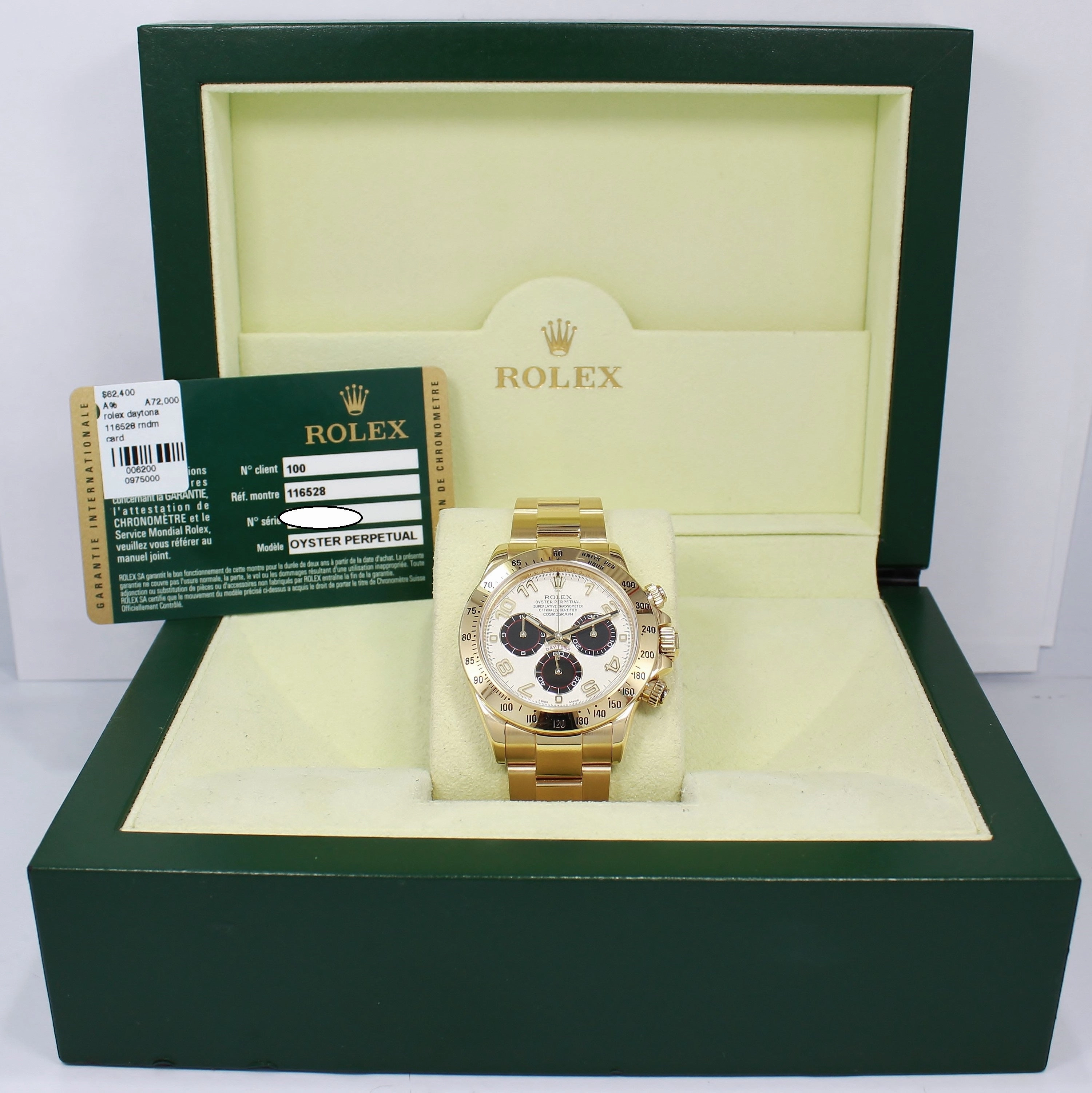 Rolex Oyster Perpetual Cosmograph Daytona 116528 IVRA