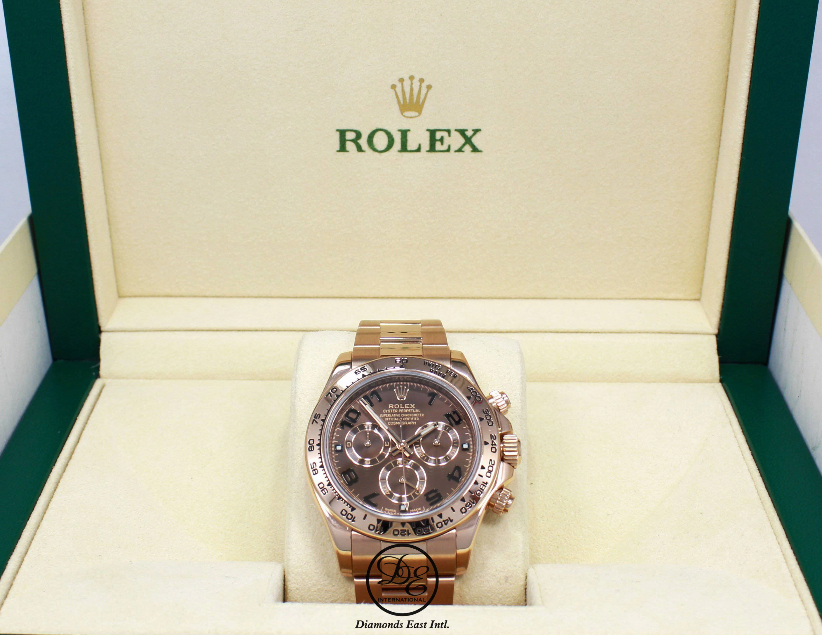 Rolex Oyster Perpetual Cosmograph Daytona Chocolate 116505