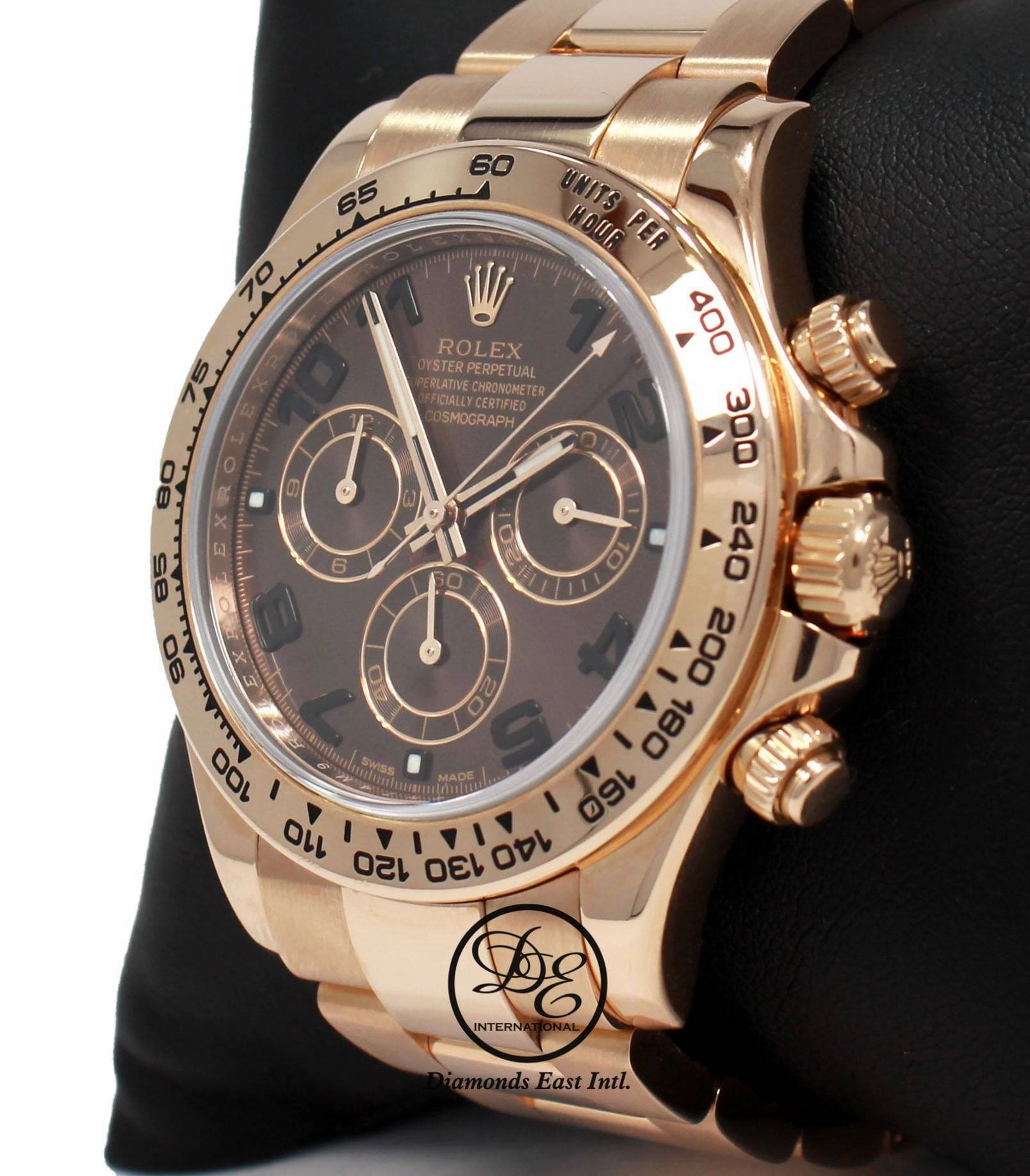 Rolex Oyster Perpetual Cosmograph Daytona Chocolate 116505