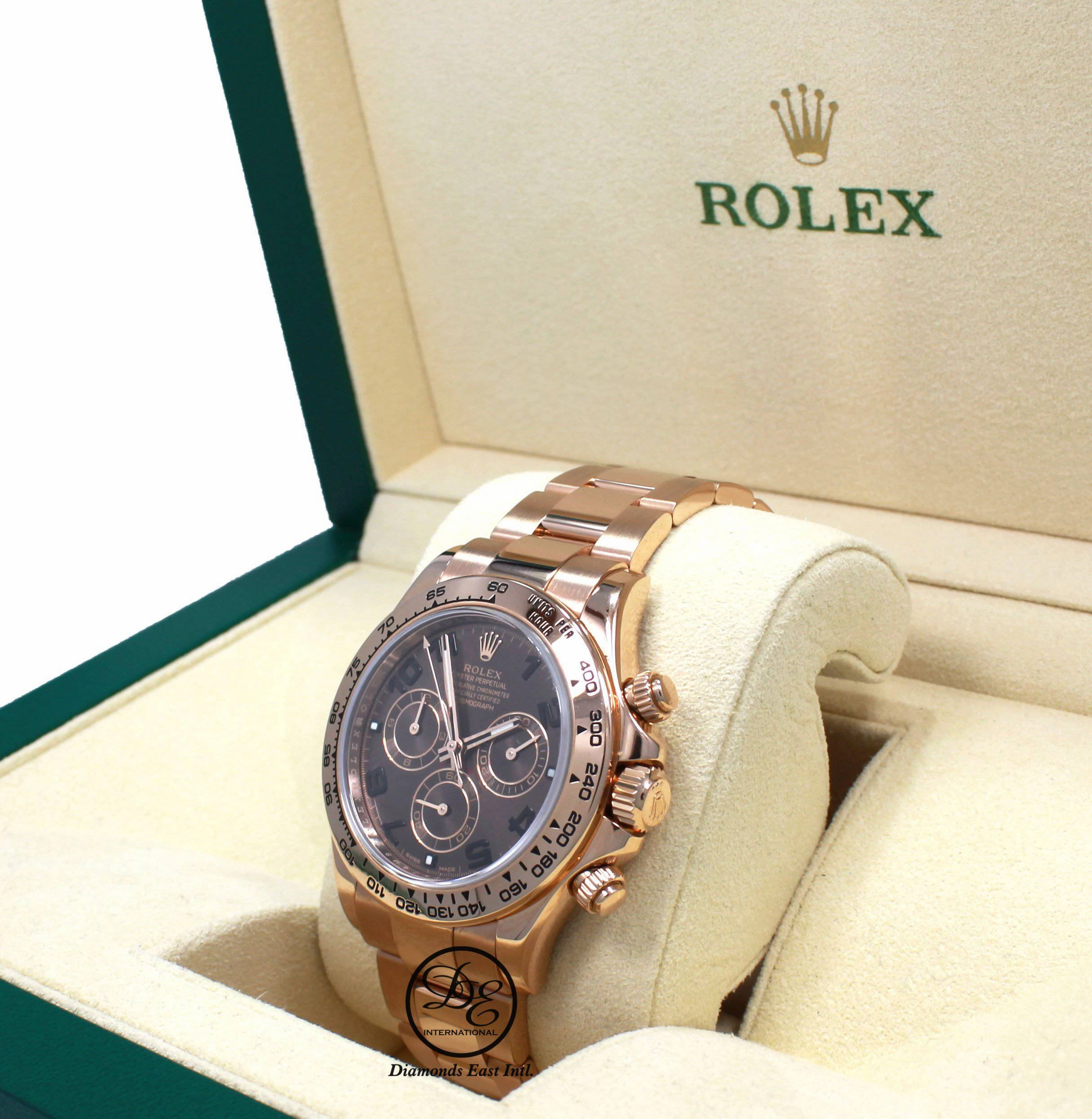 Rolex Oyster Perpetual Cosmograph Daytona Chocolate 116505