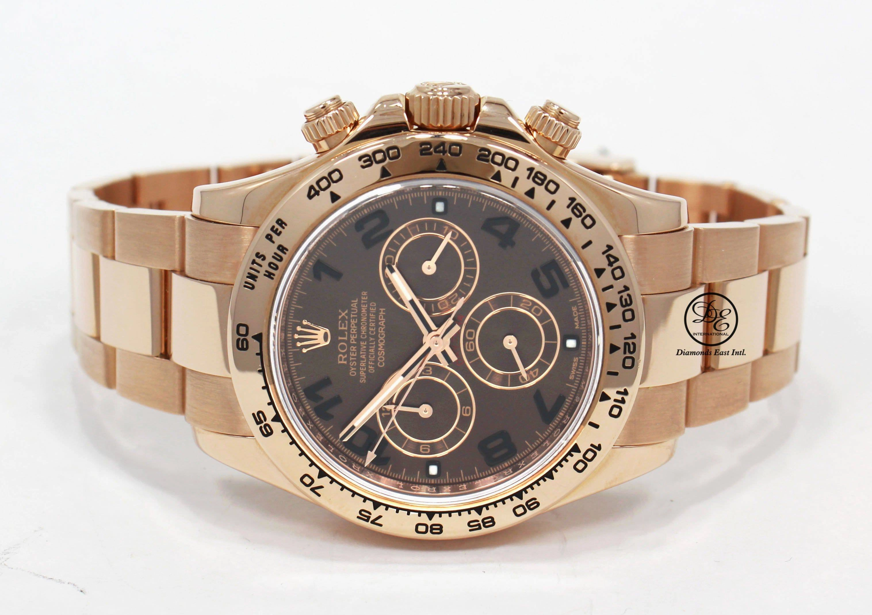 Rolex Oyster Perpetual Cosmograph Daytona Chocolate 116505