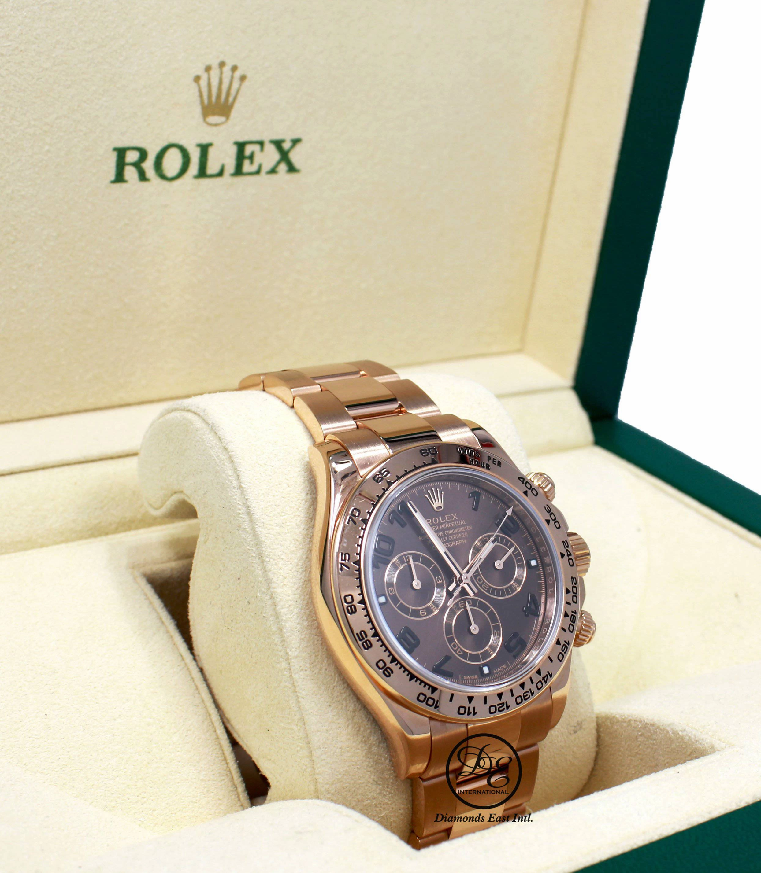 Rolex Oyster Perpetual Cosmograph Daytona Chocolate 116505