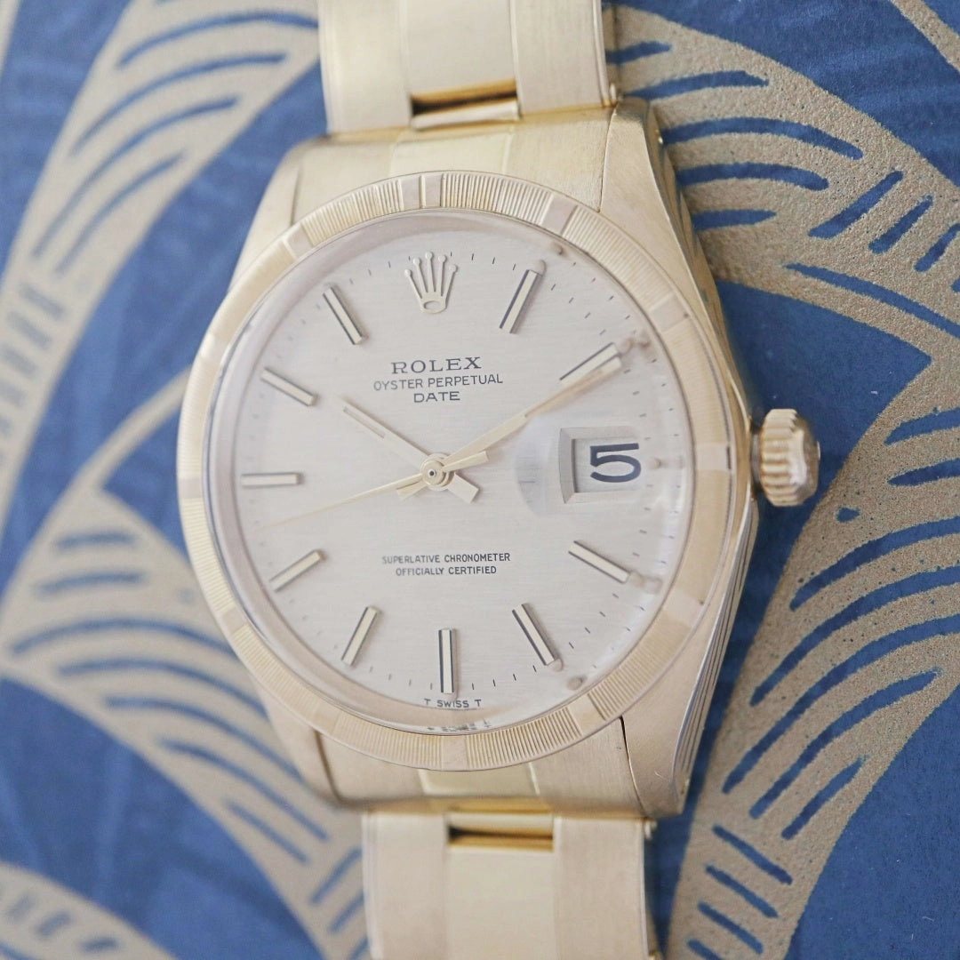 Rolex Oyster Perpetual Reference 1501 Date 18k Gold, 1972