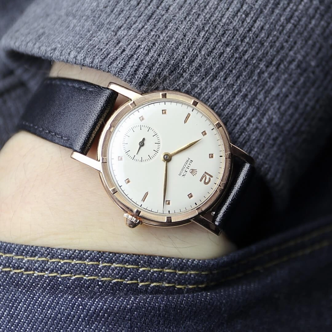 Rolex Precision 1950's, 10k Gold