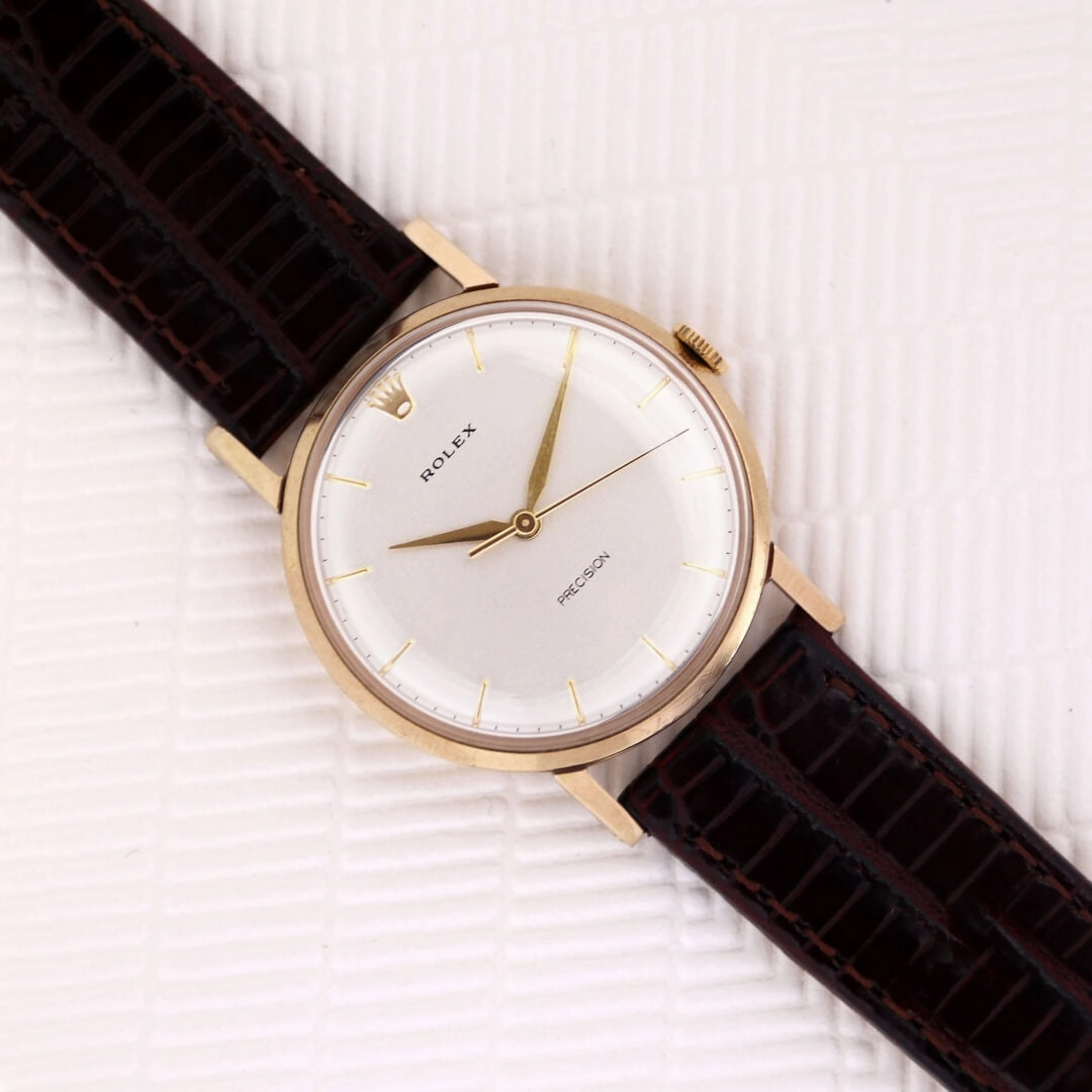 Rolex Precision, 9k Gold Dennison, 1964